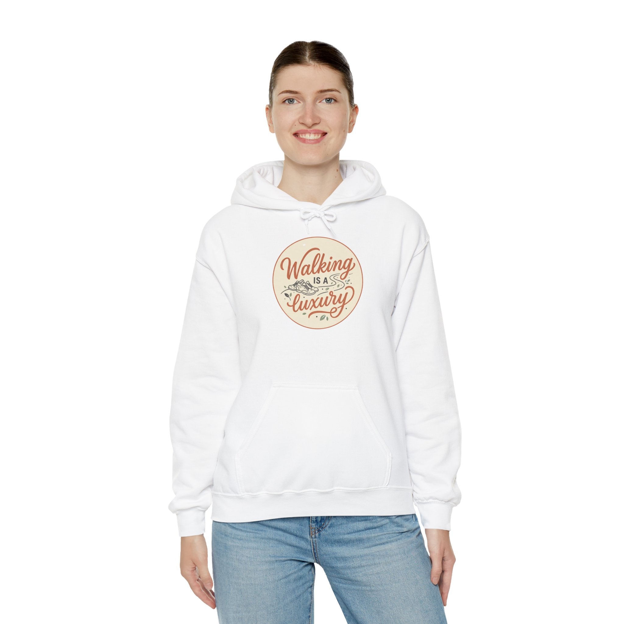 Walking is a Luxury Unisex Heavy Blend™ Hooded Sweatshirt
