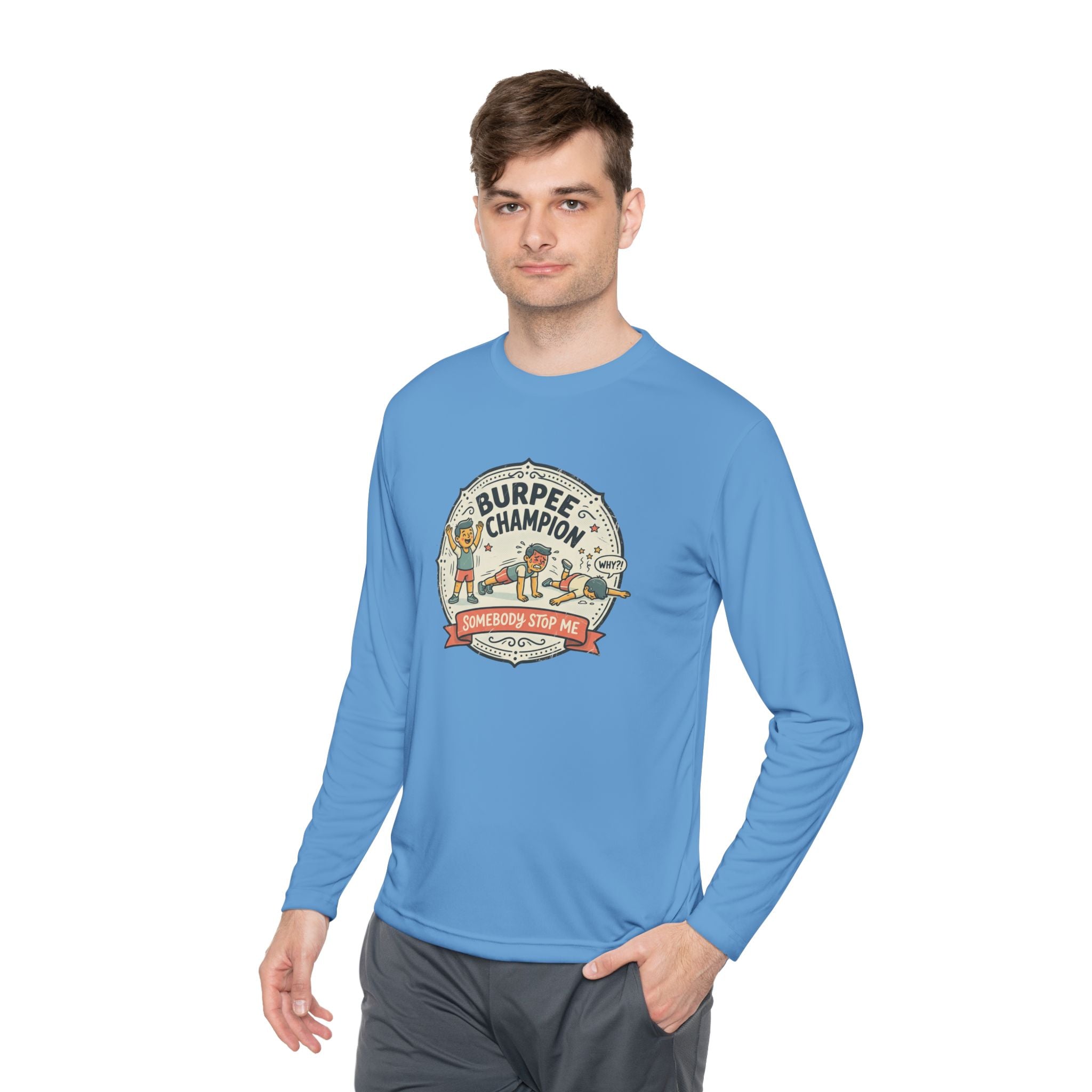 Burpee Champion Unisex Lightweight Long Sleeve Tee
