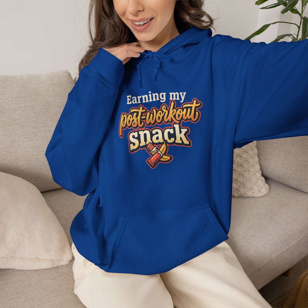 Earning My Post-Workout Snack Unisex Heavy Blend™ Hooded Sweatshirt