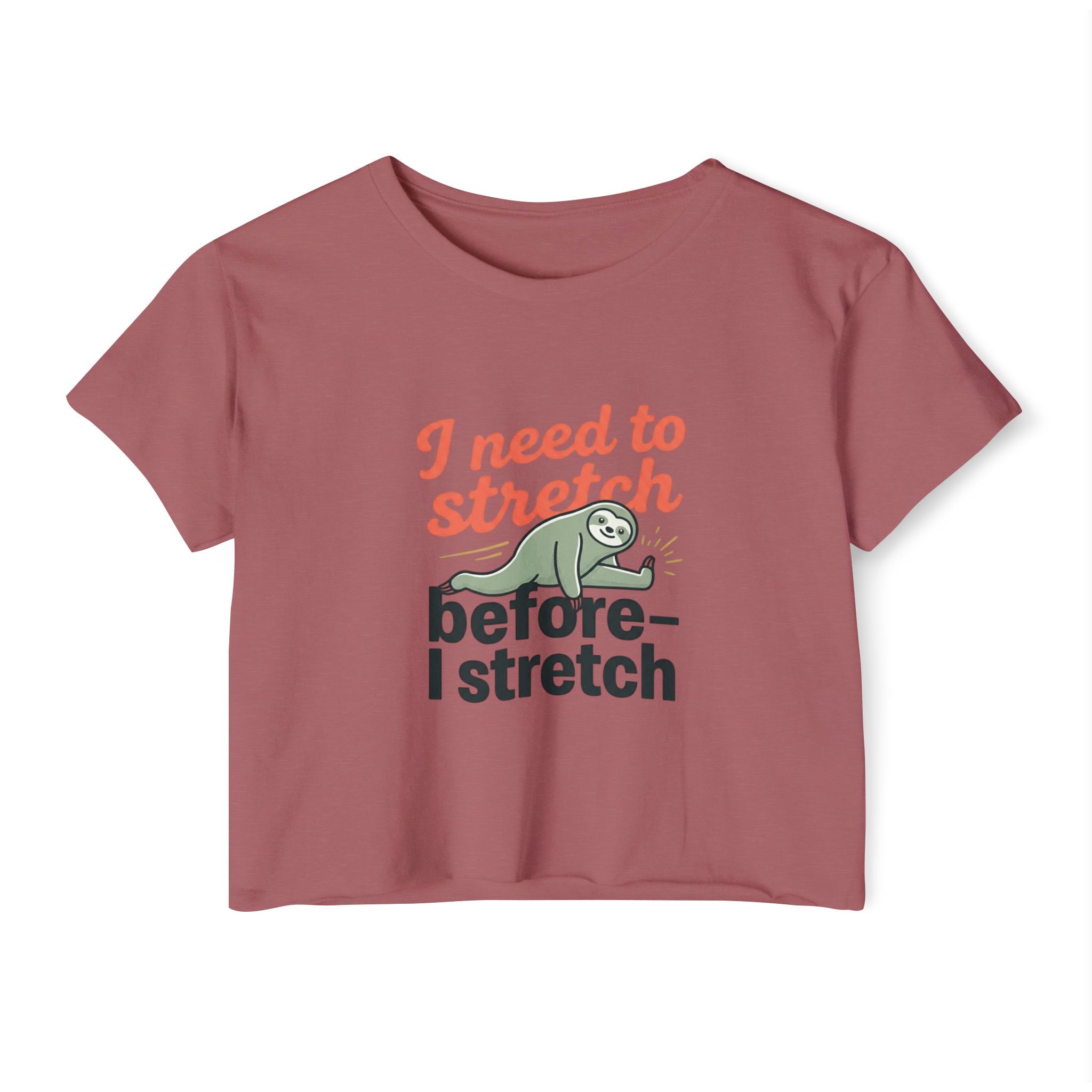 I Need to Stretch Women's Festival Crop Top