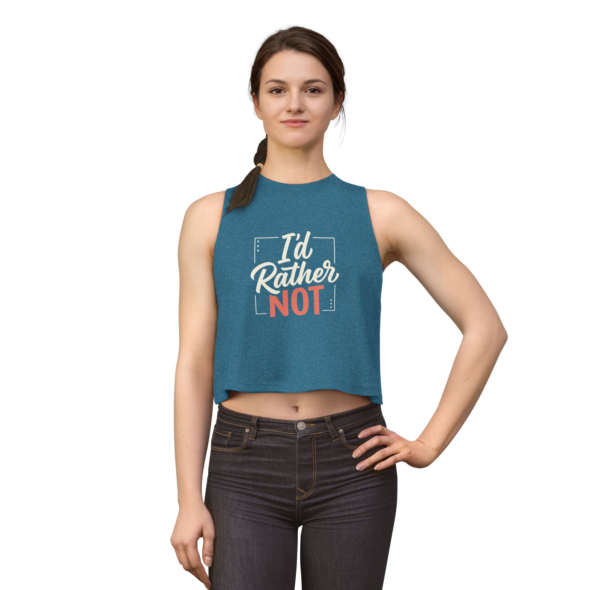 I'd Rather Not Women's Crop Top