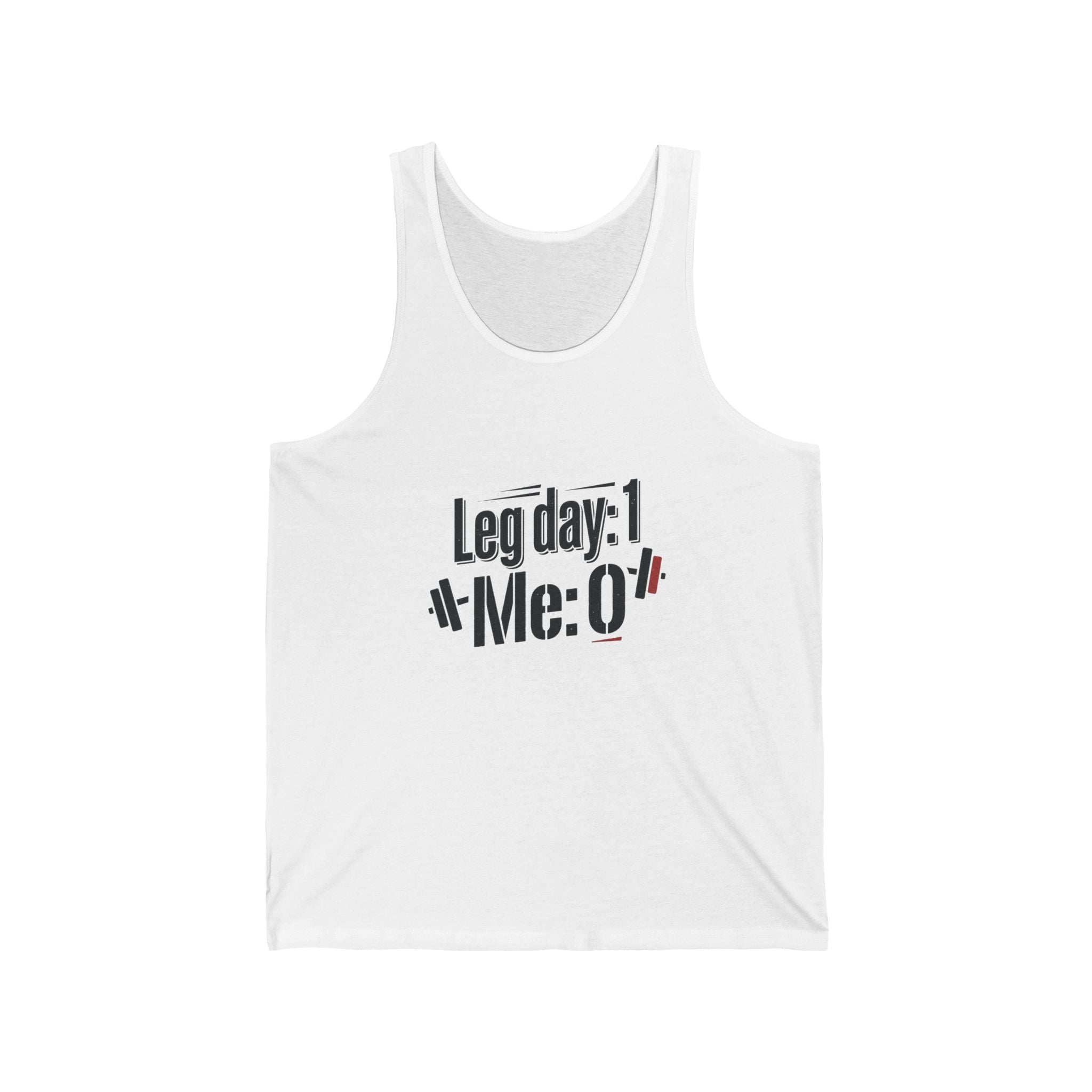 Leg Day Unisex Jersey Tank