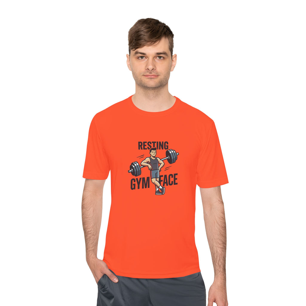 Resting Gym Face Unisex Moisture Wicking Tee