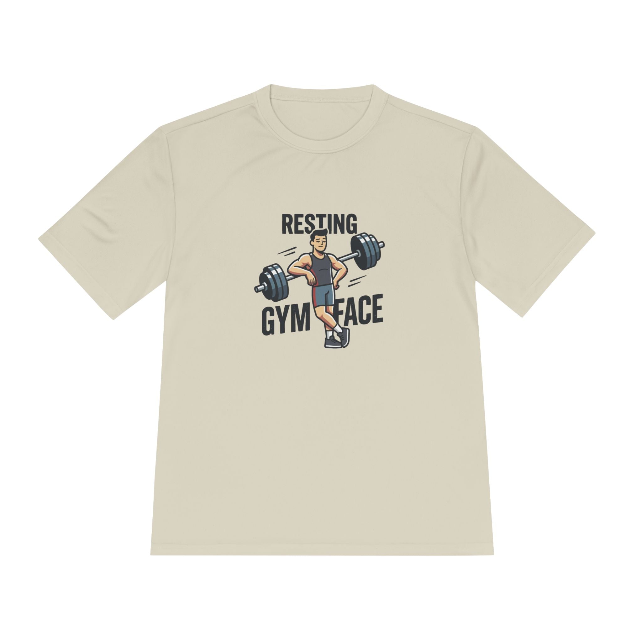 Resting Gym Face Unisex Moisture Wicking Tee