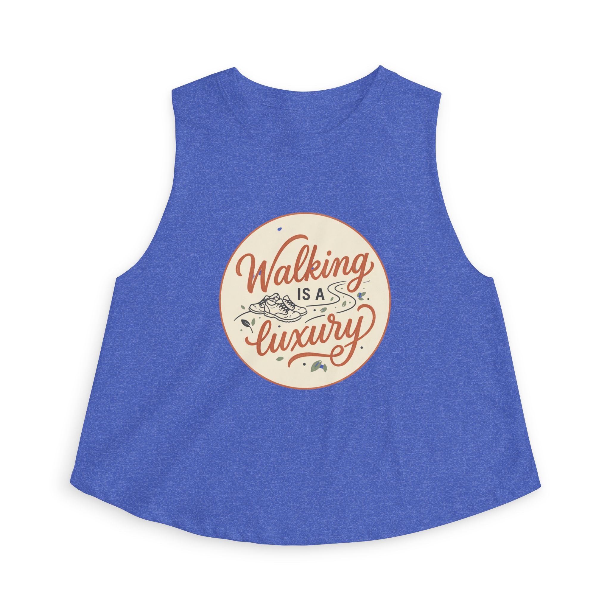 Walking is a Luxury Women's Crop Top