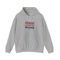 Fitness is Cheaper than Therapy Unisex Heavy Blend™ Hooded Sweatshirt