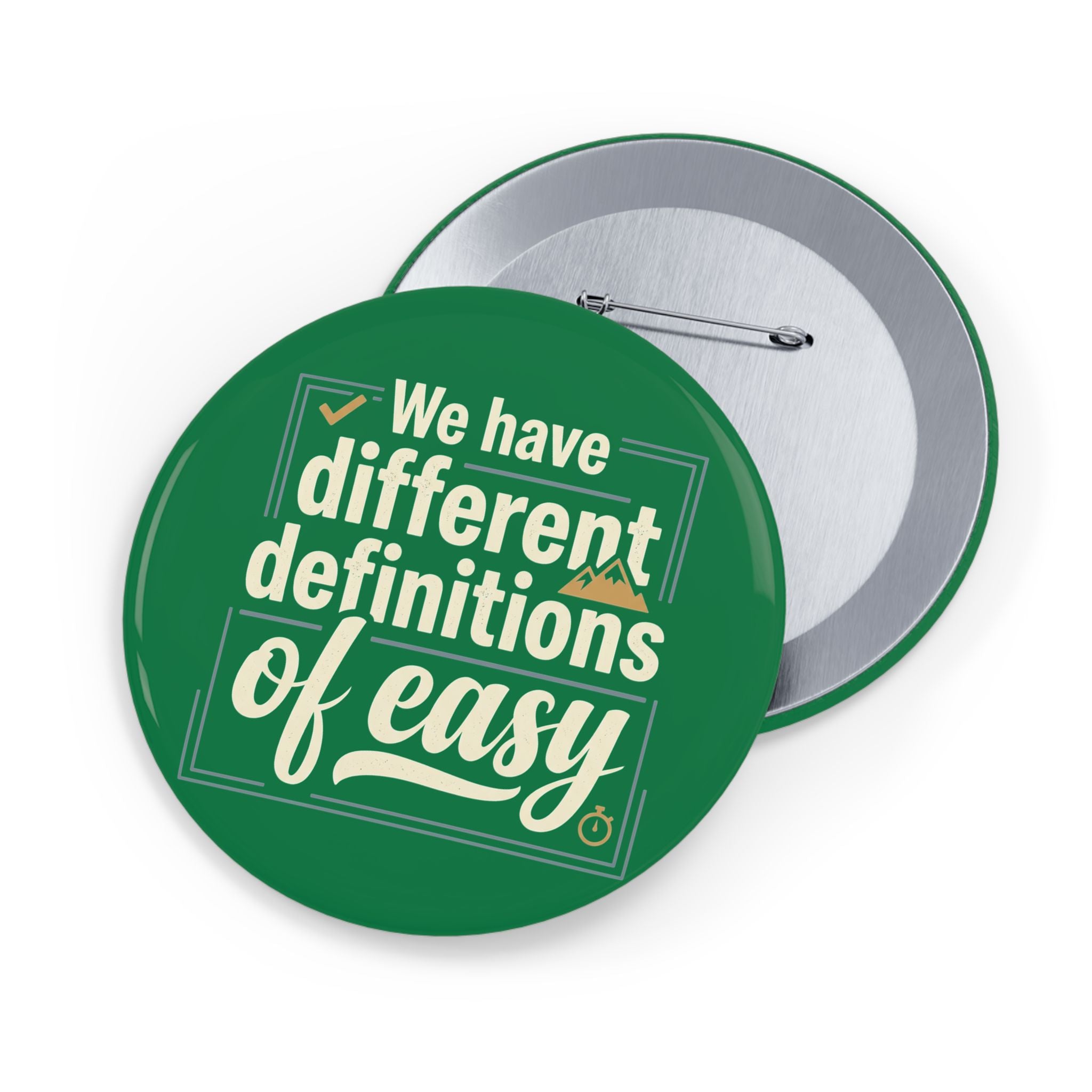We Have Different Definitions of Easy Round Pins