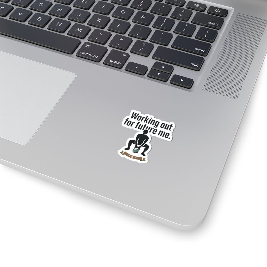Working Out For Future Me Kiss-Cut Stickers