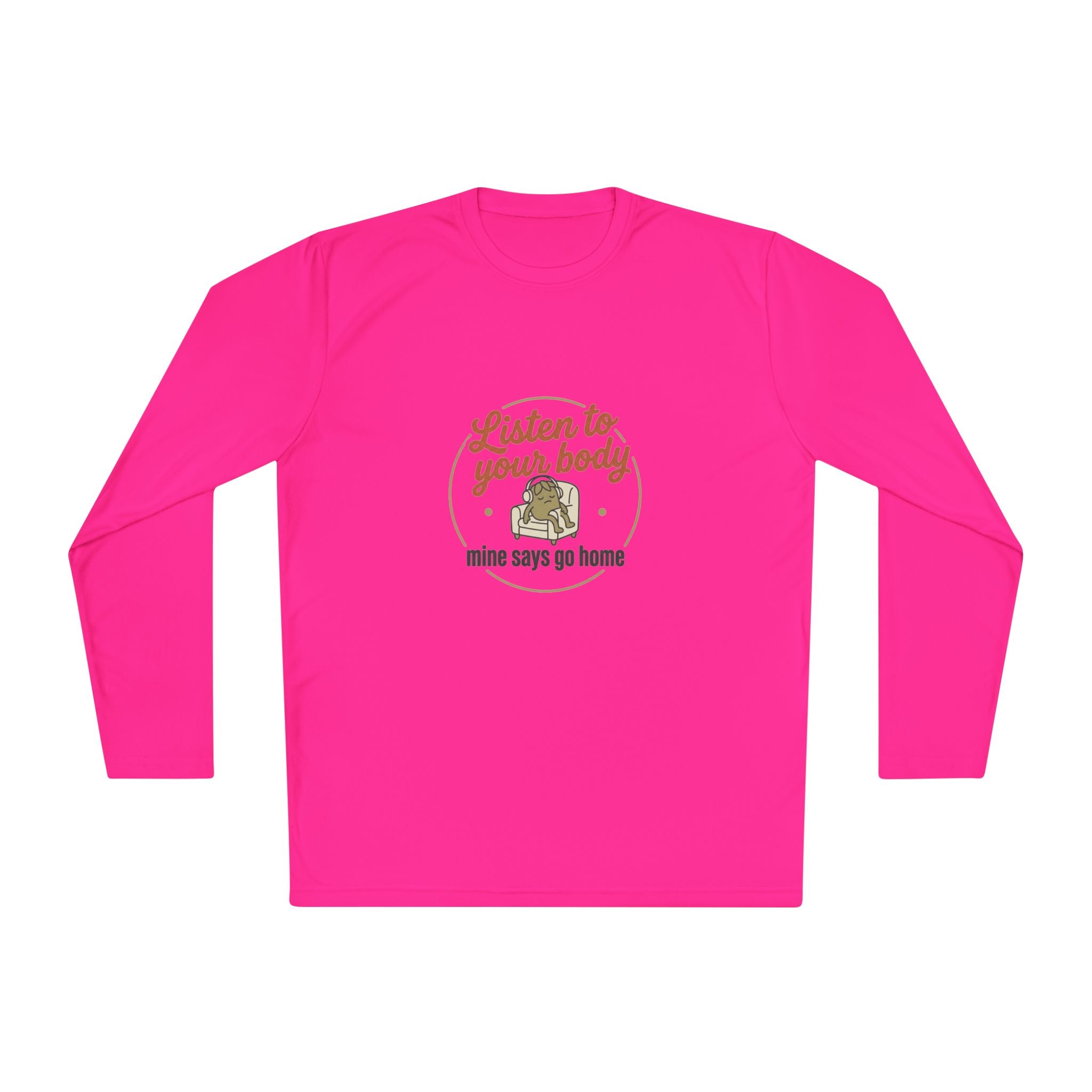 Listen to Your Body Unisex Lightweight Long Sleeve Tee