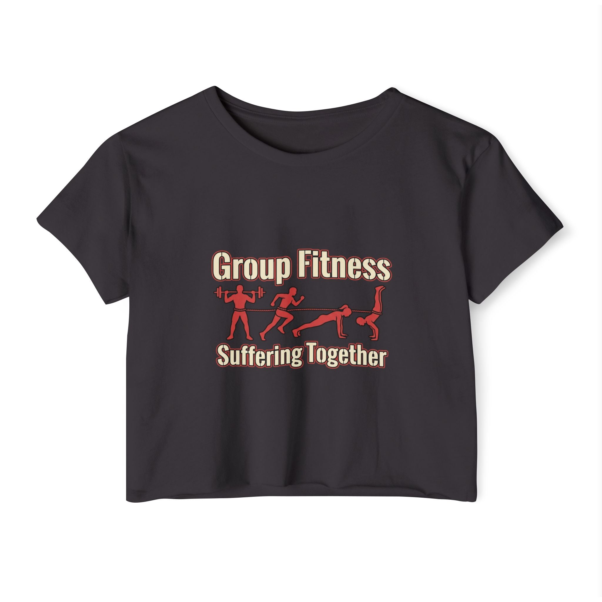 Group Fitness Suffering Together Women's Festival Crop Top