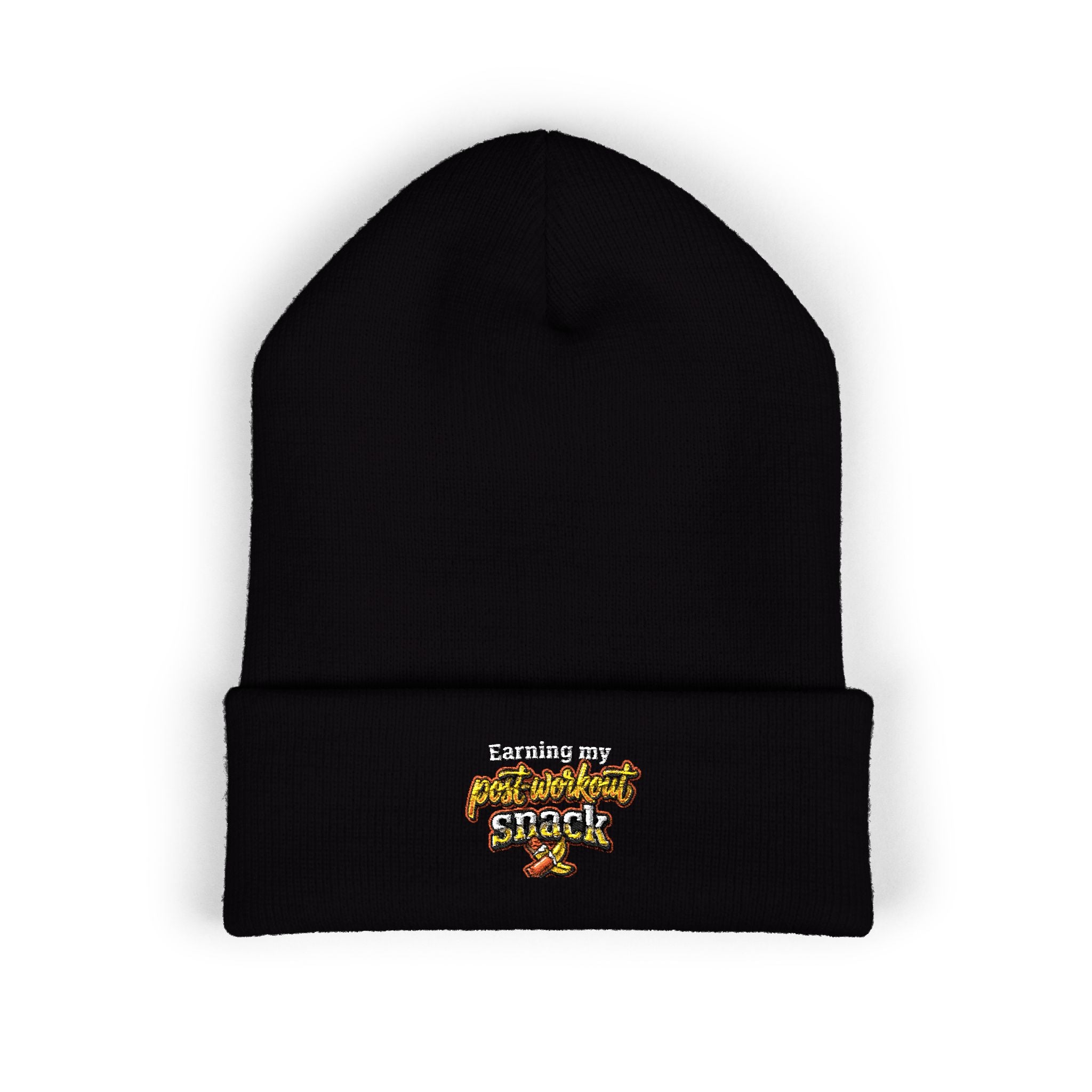 Earning My Post-Workout Snack Classic Cuffed Beanie (Embroidery)