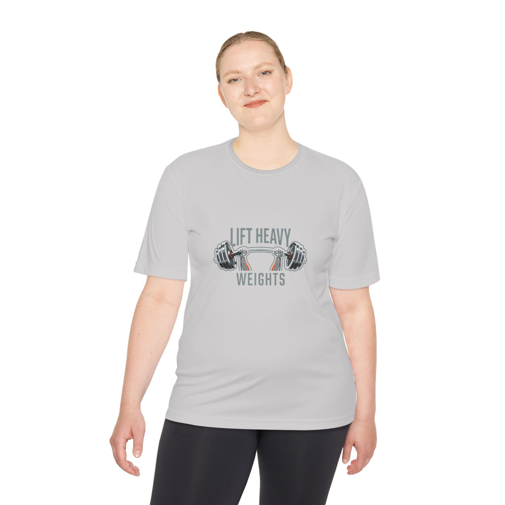Lift Heavy Weights Unisex Moisture Wicking Tee