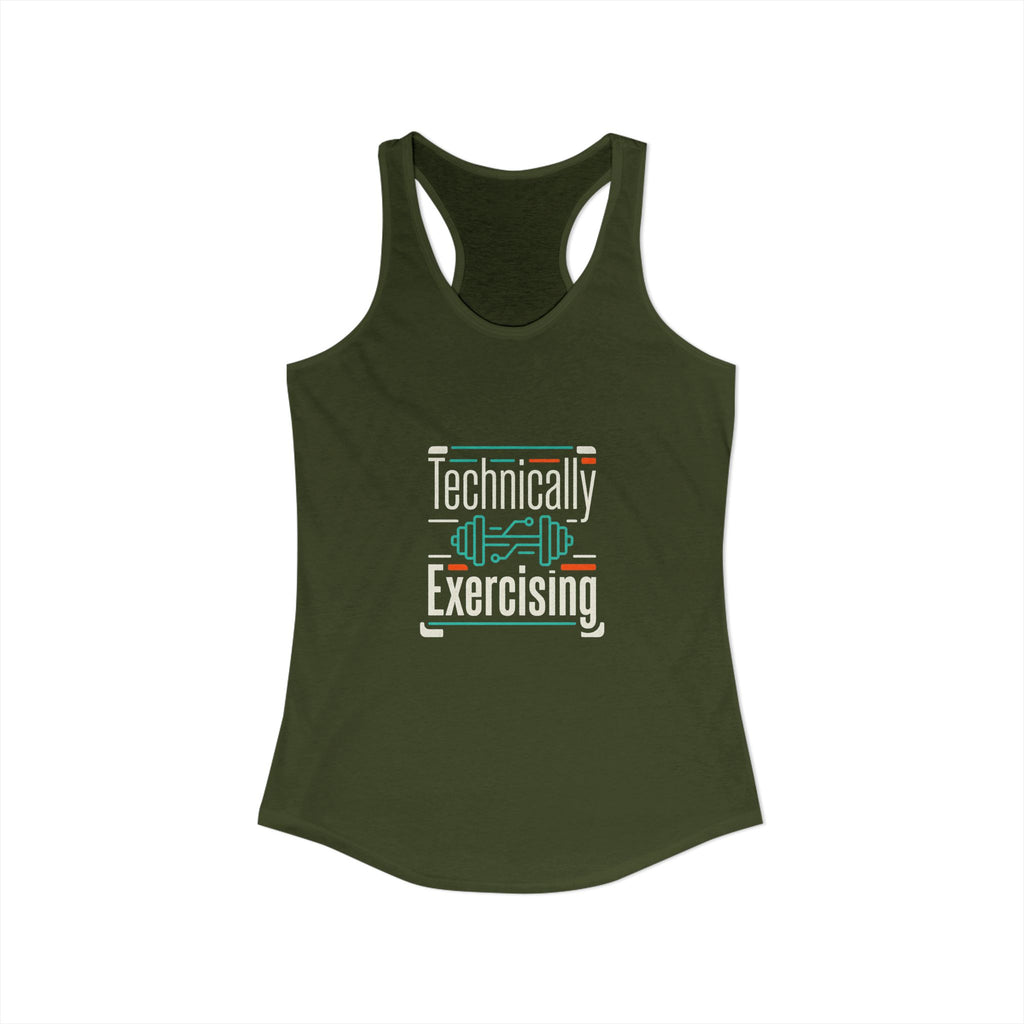 Technically Exercising Women's Ideal Racerback Tank