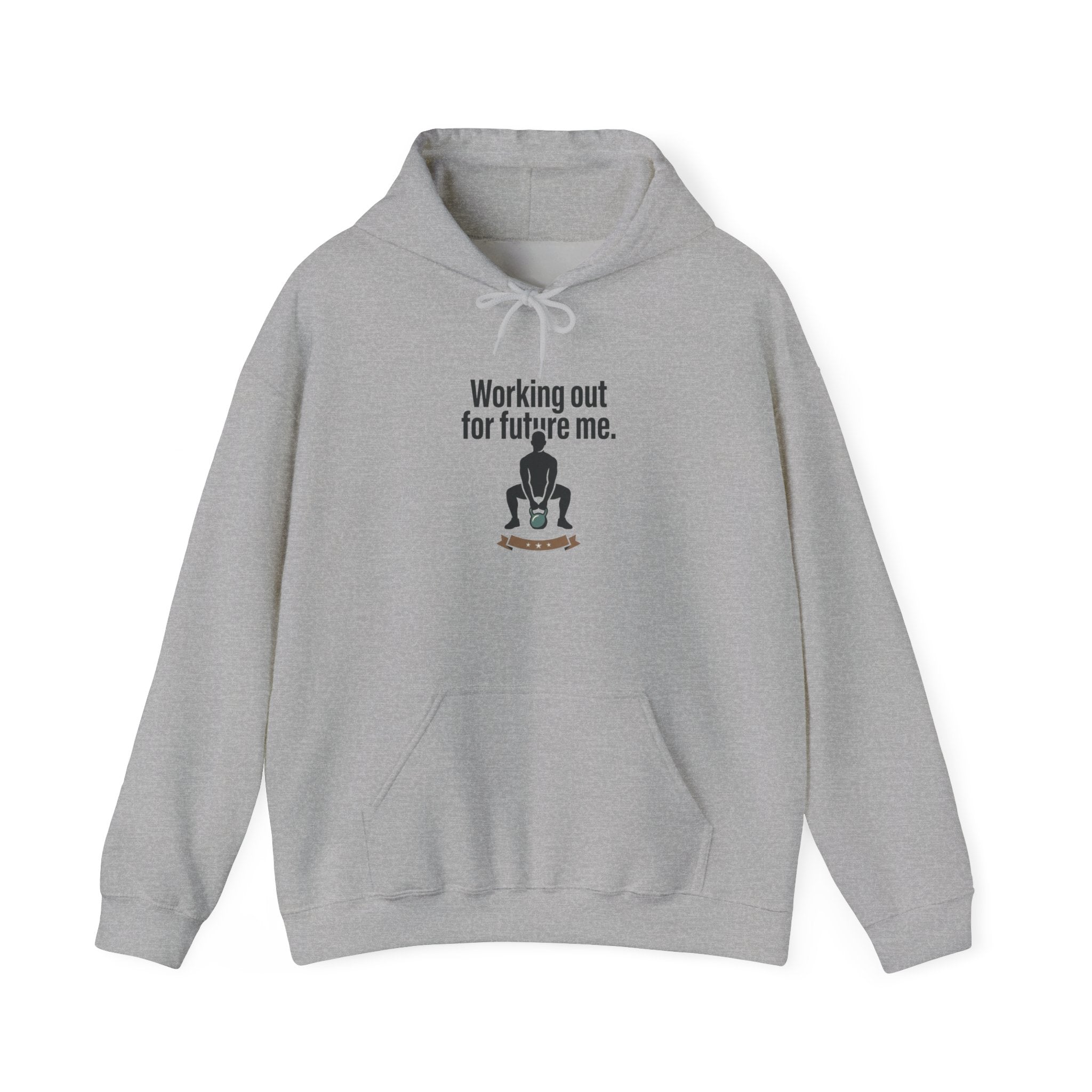 Working Out For Future Me Unisex Heavy Blend™ Hooded Sweatshirt