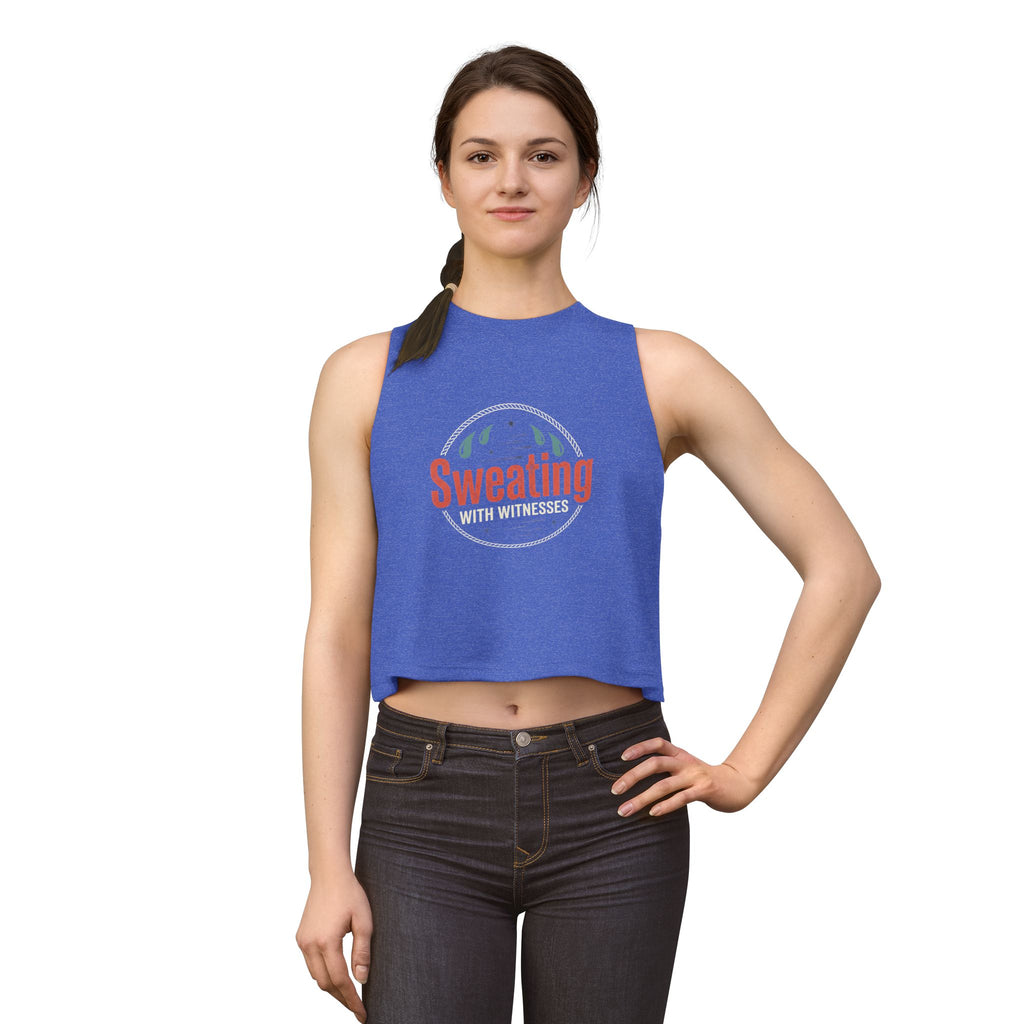 Sweating with Witnesses Women's Crop Top