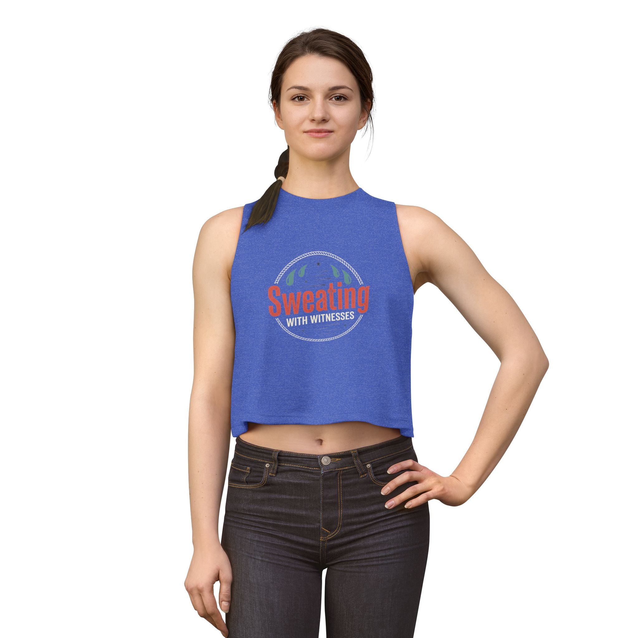 Sweating with Witnesses Women's Crop Top