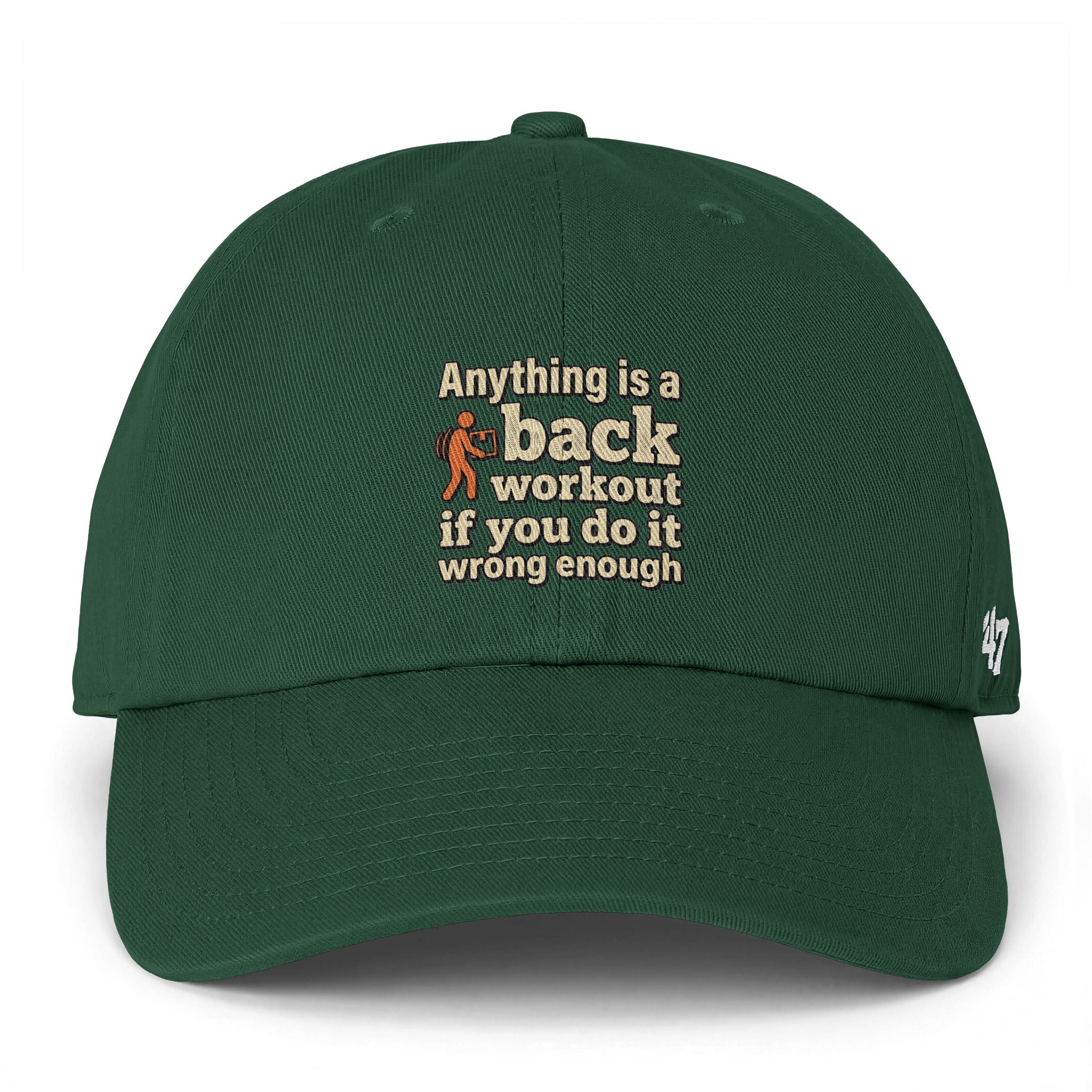 Anything is a Back Workout Clean Up Cap