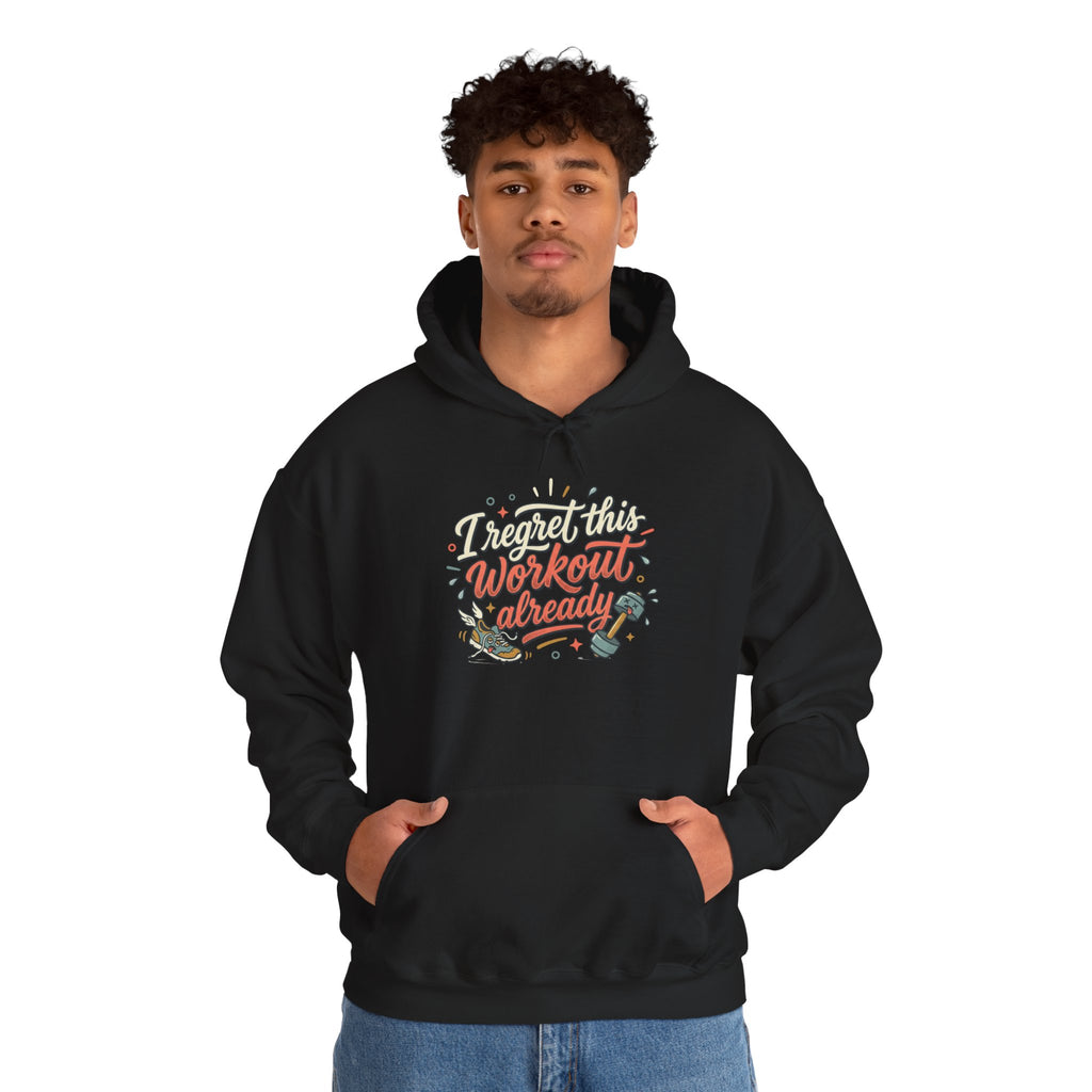I Regret This Workout Unisex Heavy Blend™ Hooded Sweatshirt