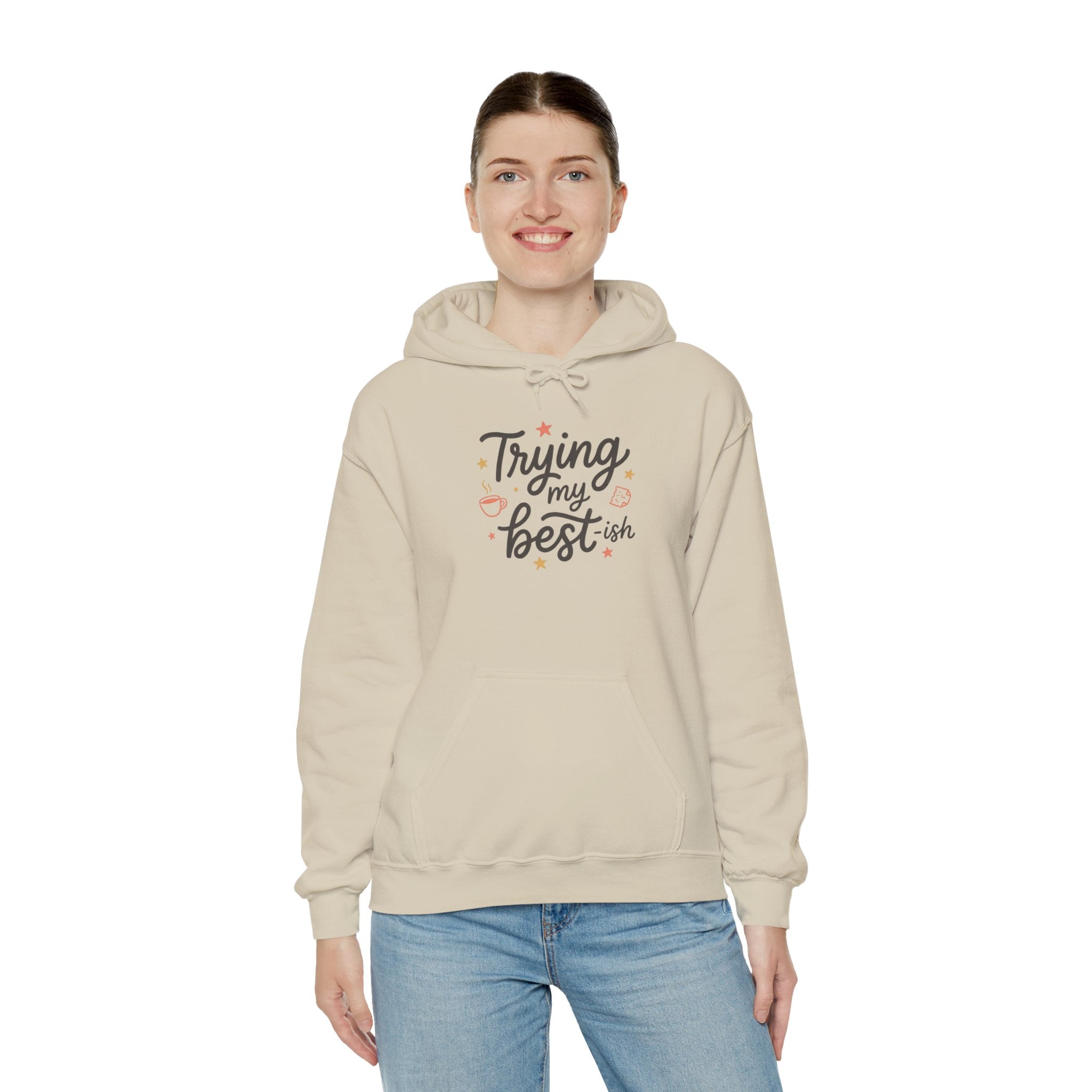 Trying My Best-ish Unisex Heavy Blend™ Hooded Sweatshirt