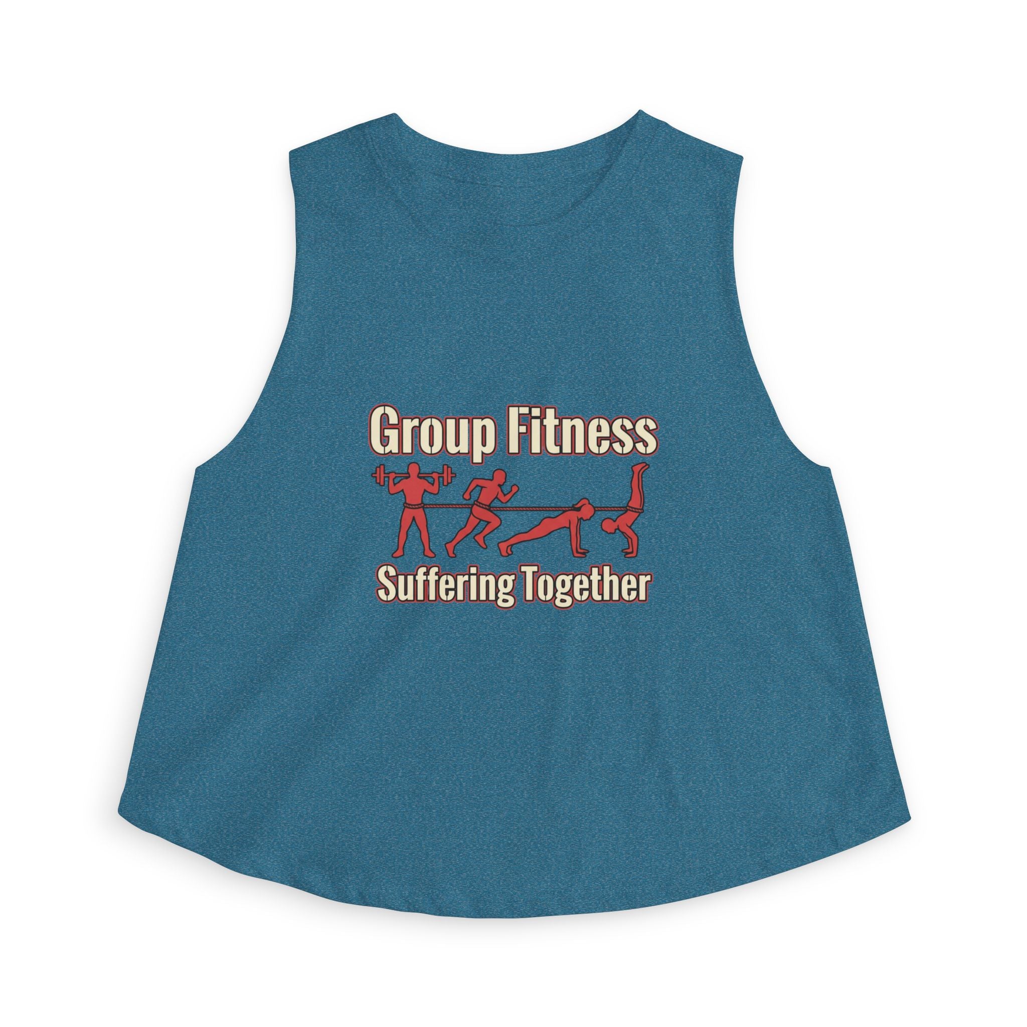 Group Fitness Suffering Together Women's Crop Top