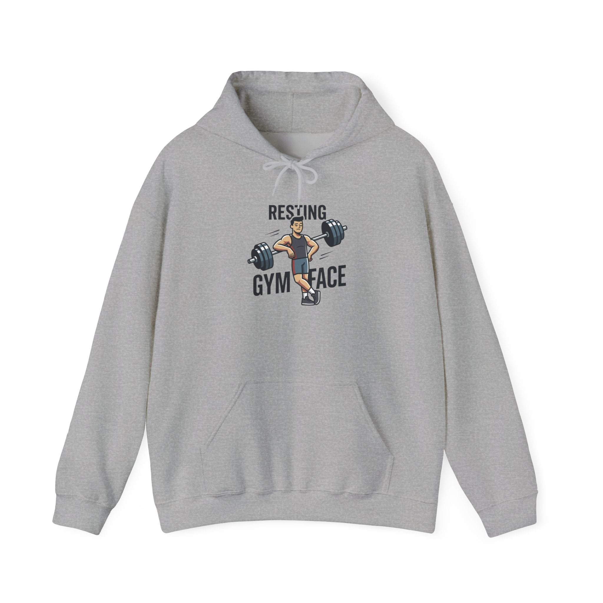 Resting Gym Face Unisex Heavy Blend™ Hooded Sweatshirt