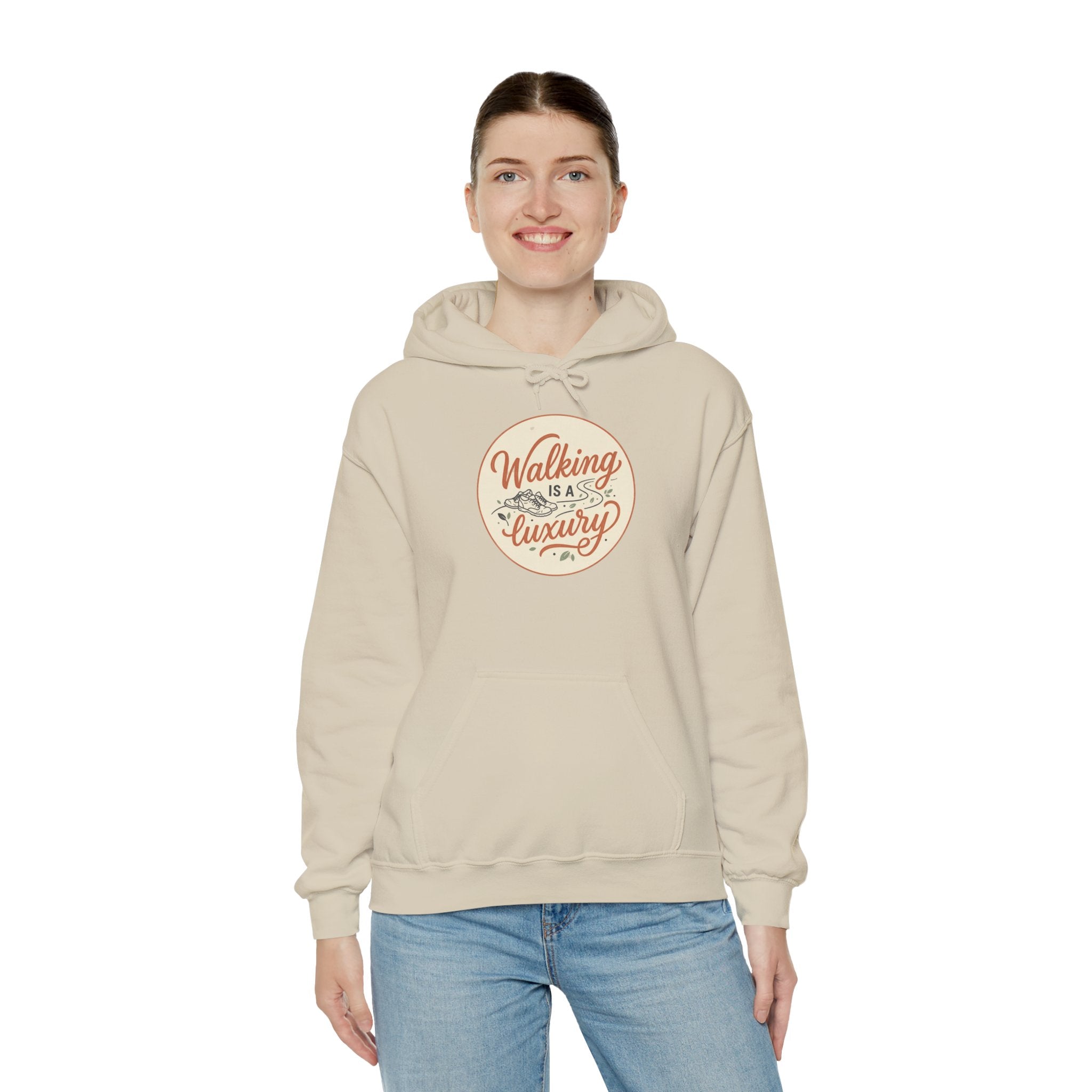Walking is a Luxury Unisex Heavy Blend™ Hooded Sweatshirt