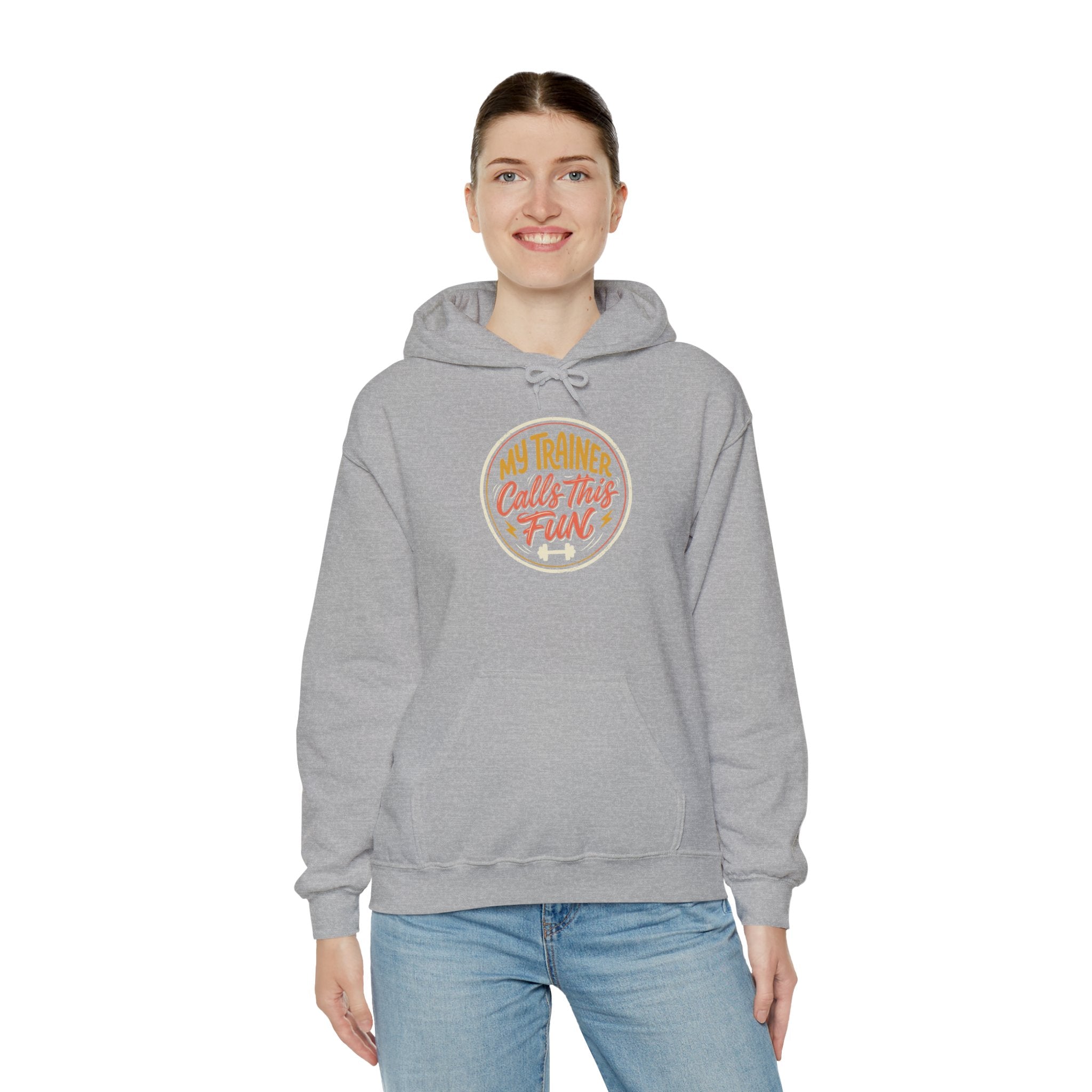 My Trainer Calls This Fun Unisex Heavy Blend™ Hooded Sweatshirt