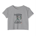 Exercising Because Punching People is Frowned Upon Women's Festival Crop Top