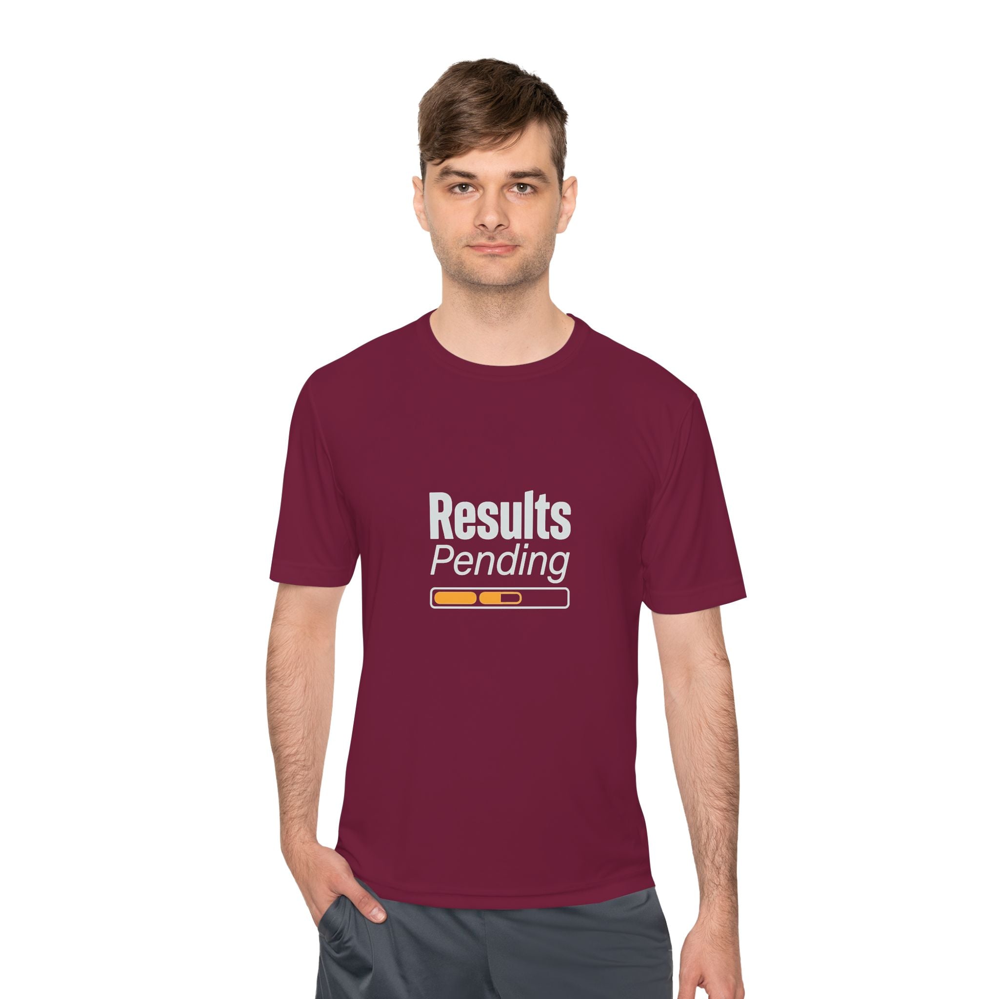 Results Pending Unisex Moisture Wicking Tee