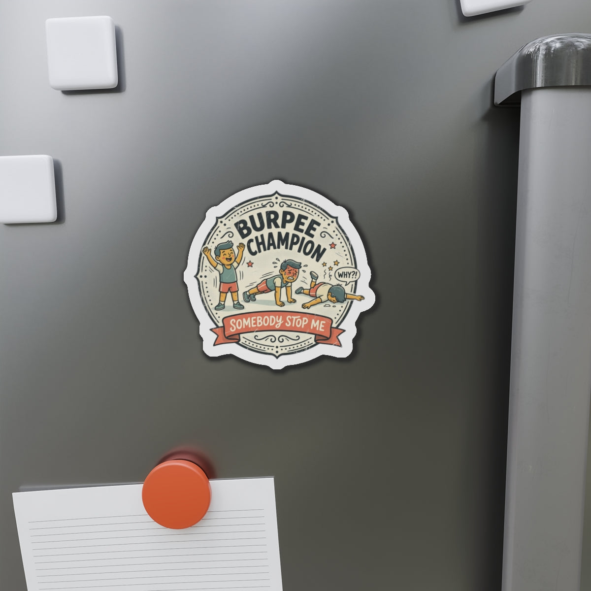Burpee Champion Die-Cut Magnets