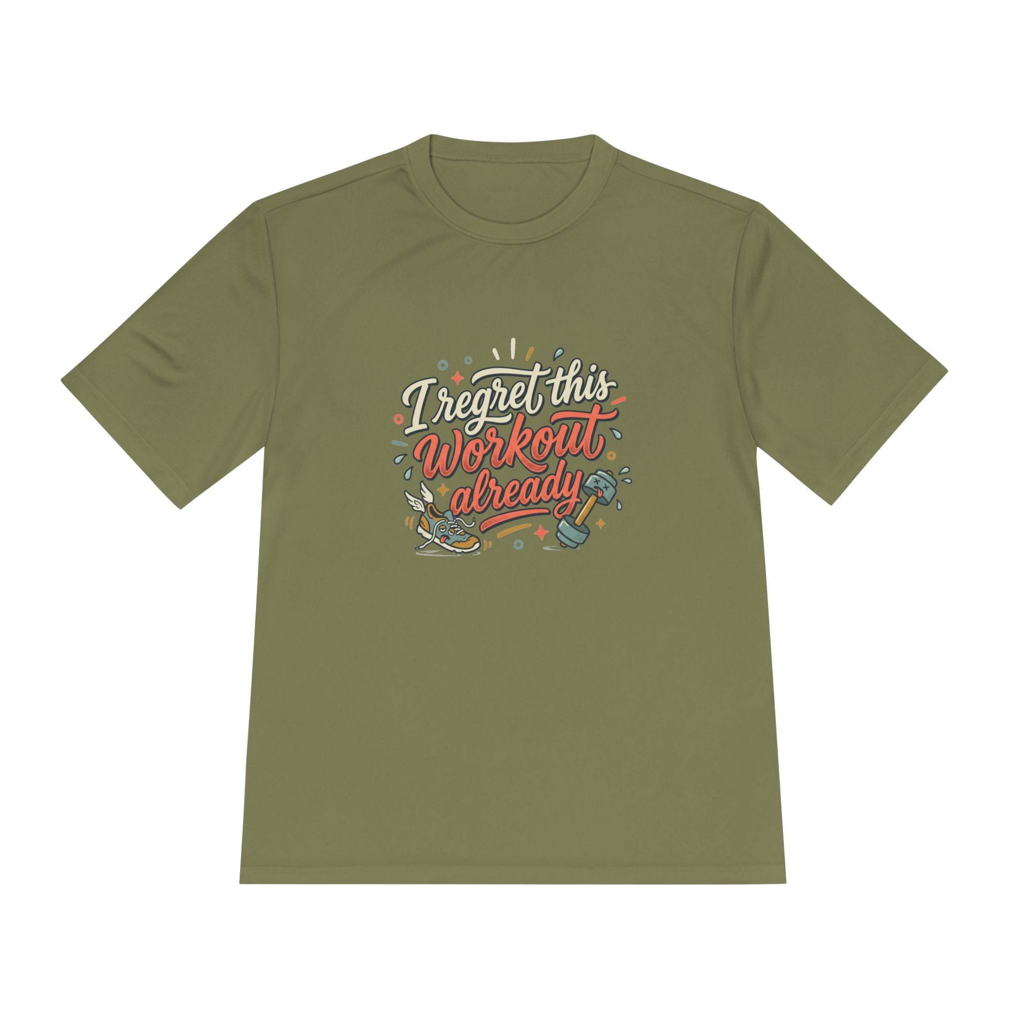 I Regret This Workout Already Unisex Moisture Wicking Tee