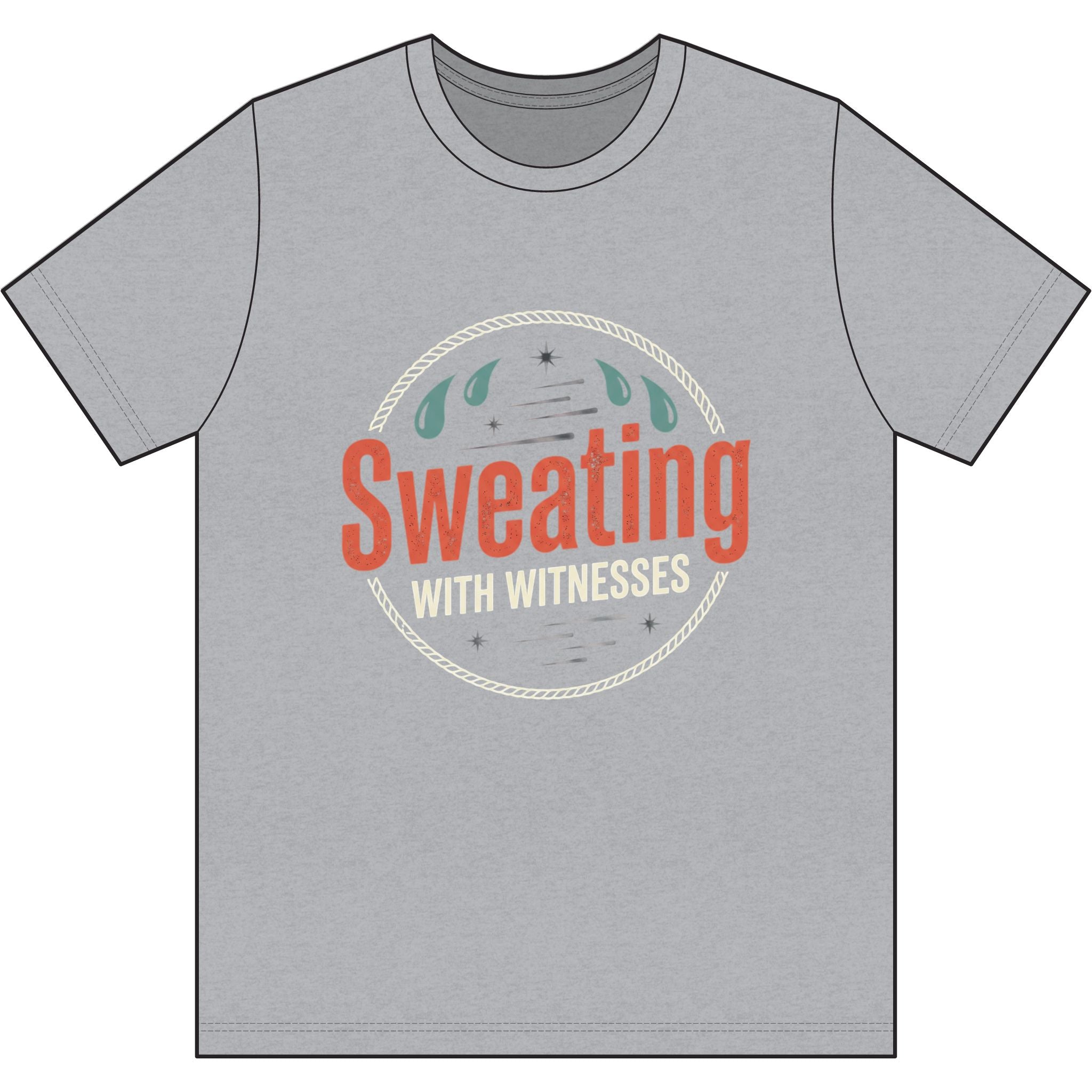 Sweating with Witnesses Dri-Power 100% Polyester T-Shirt