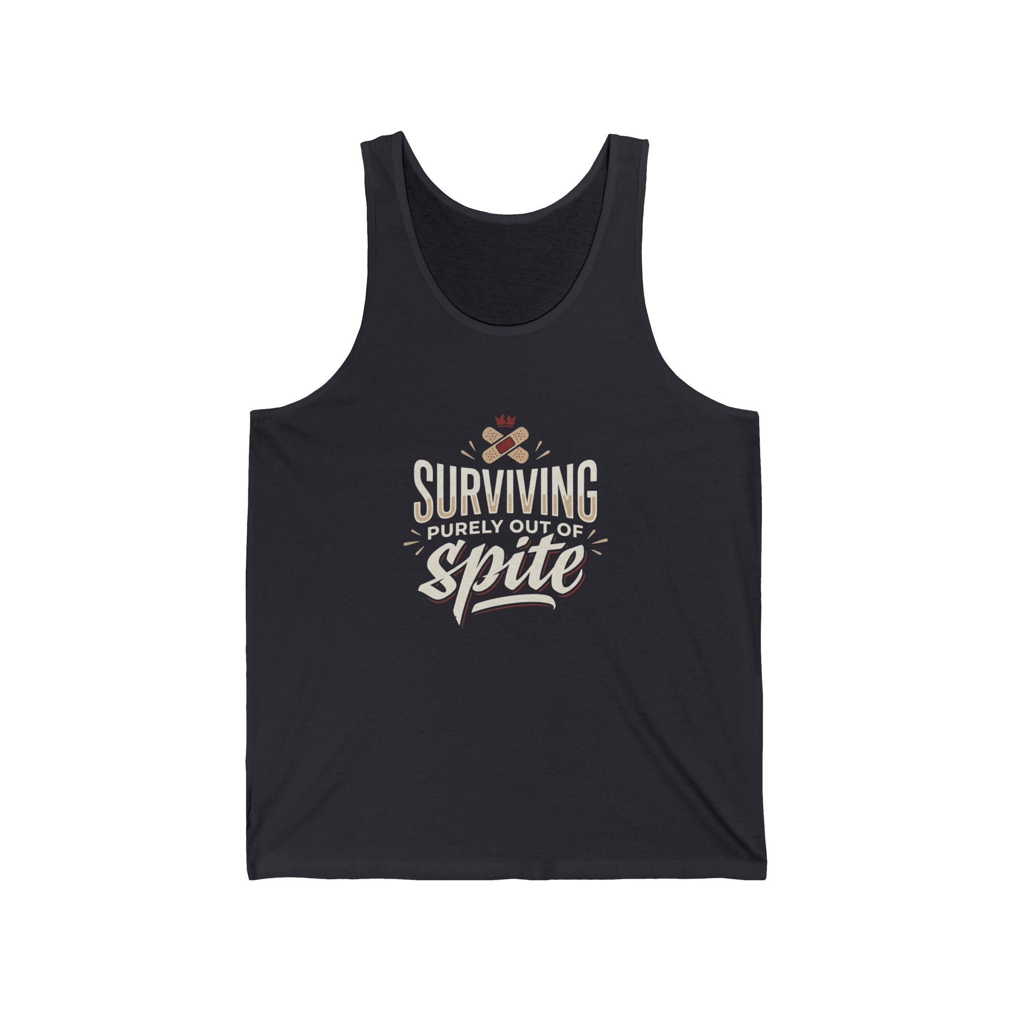Surviving Purely Out of Spite Unisex Jersey Tank