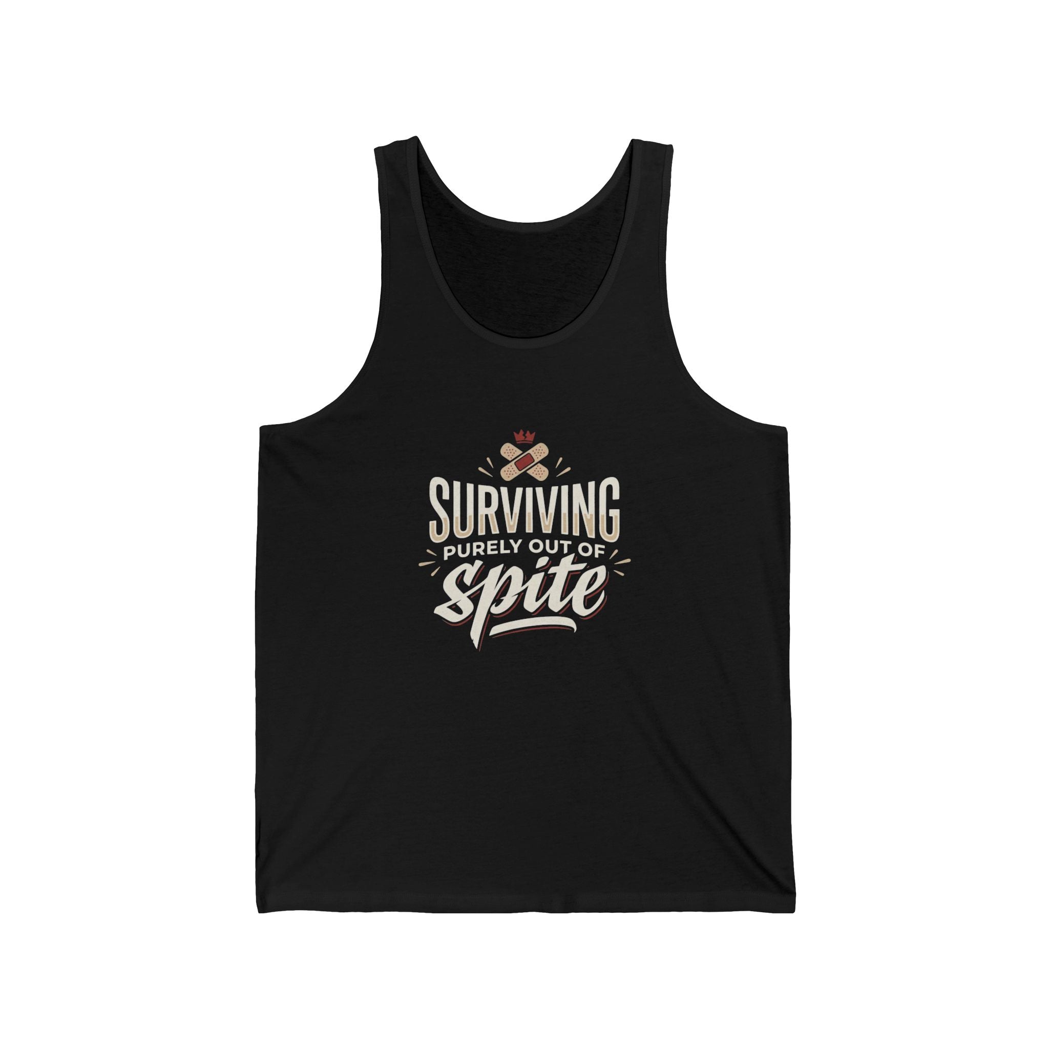 Surviving Purely Out of Spite Unisex Jersey Tank