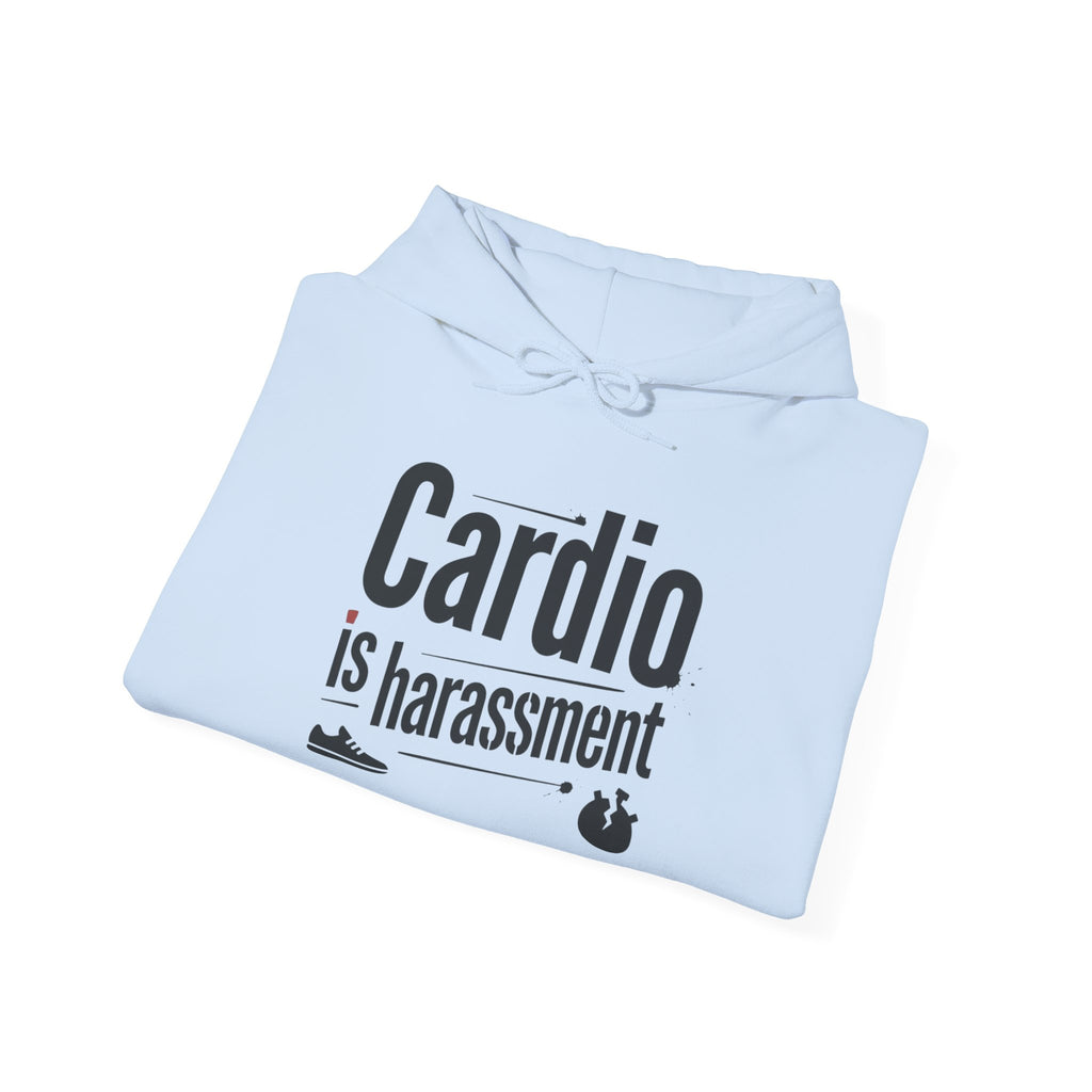 Cardio is Harassment Unisex Heavy Blend™ Hooded Sweatshirt