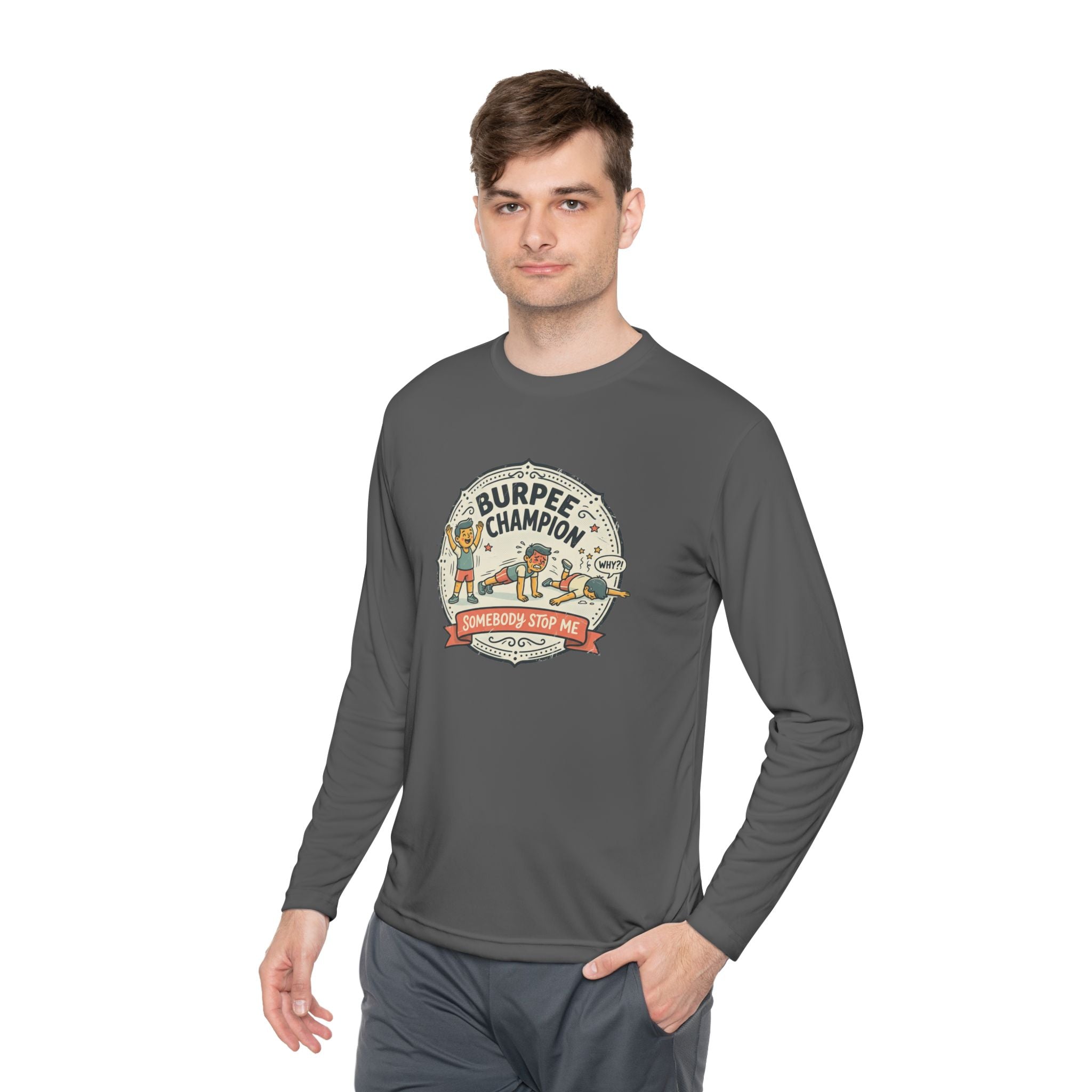 Burpee Champion Unisex Lightweight Long Sleeve Tee