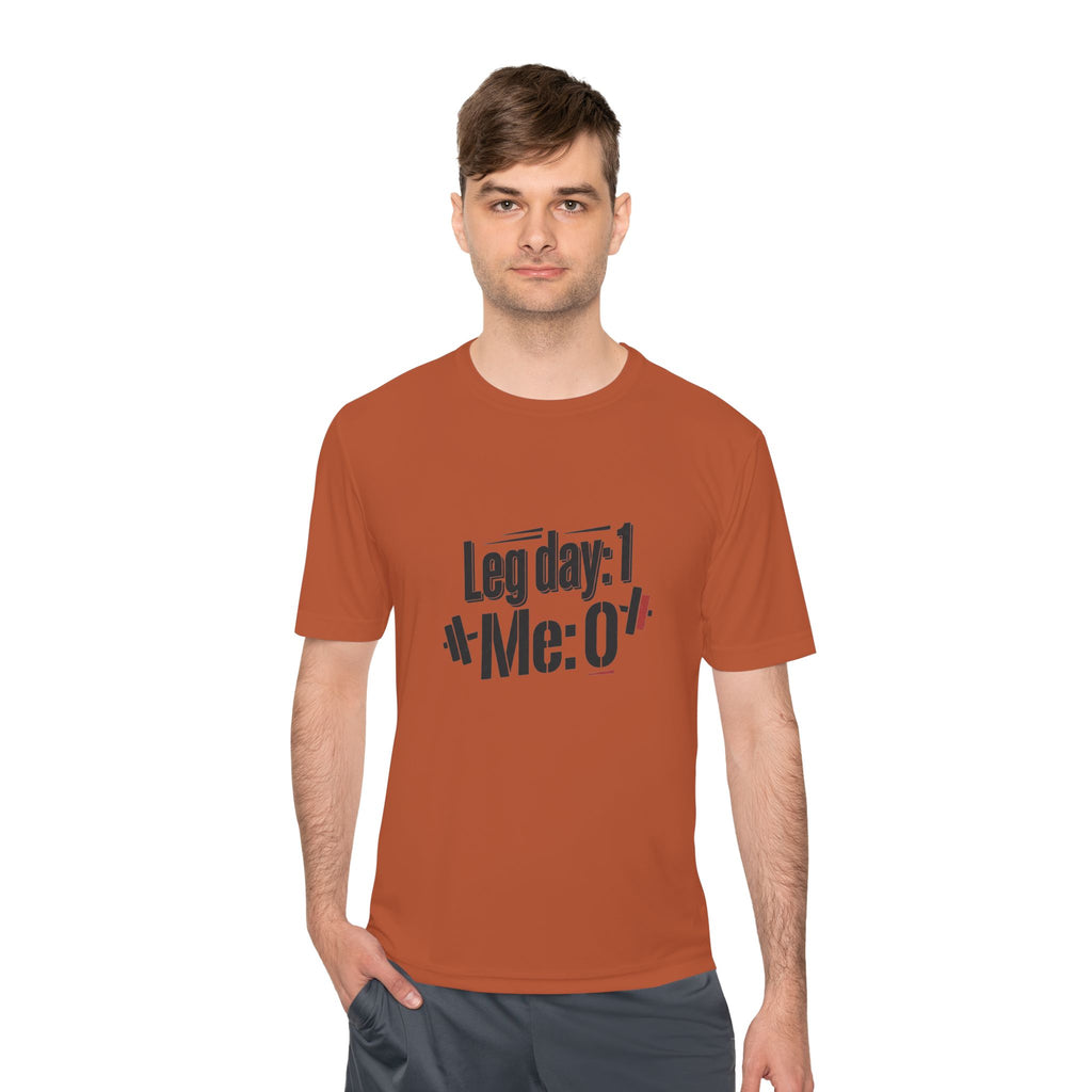 Leg Day Unisex Moisture Wicking Tee