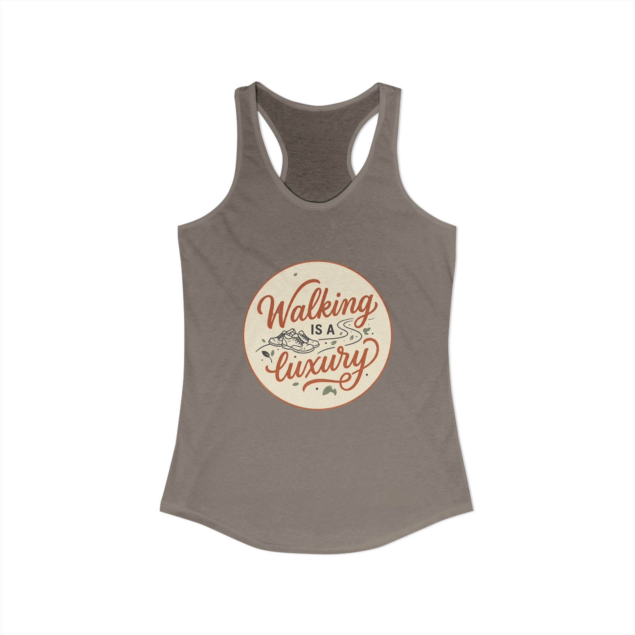 Walking is a Luxury Women's Ideal Racerback Tank