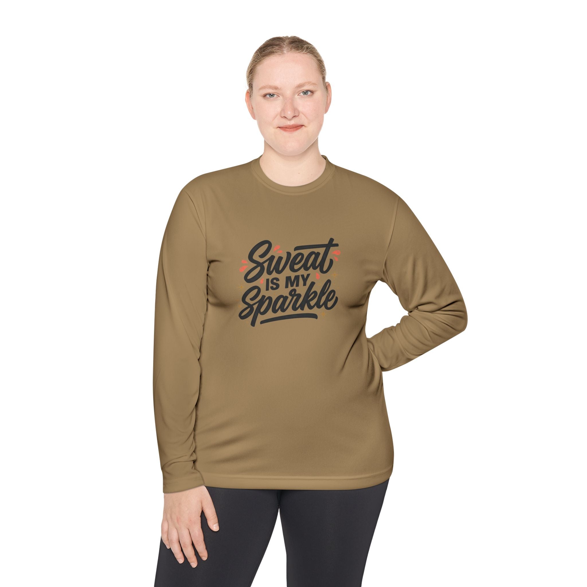 Sweat is My Sparkle Unisex Lightweight Long Sleeve Tee