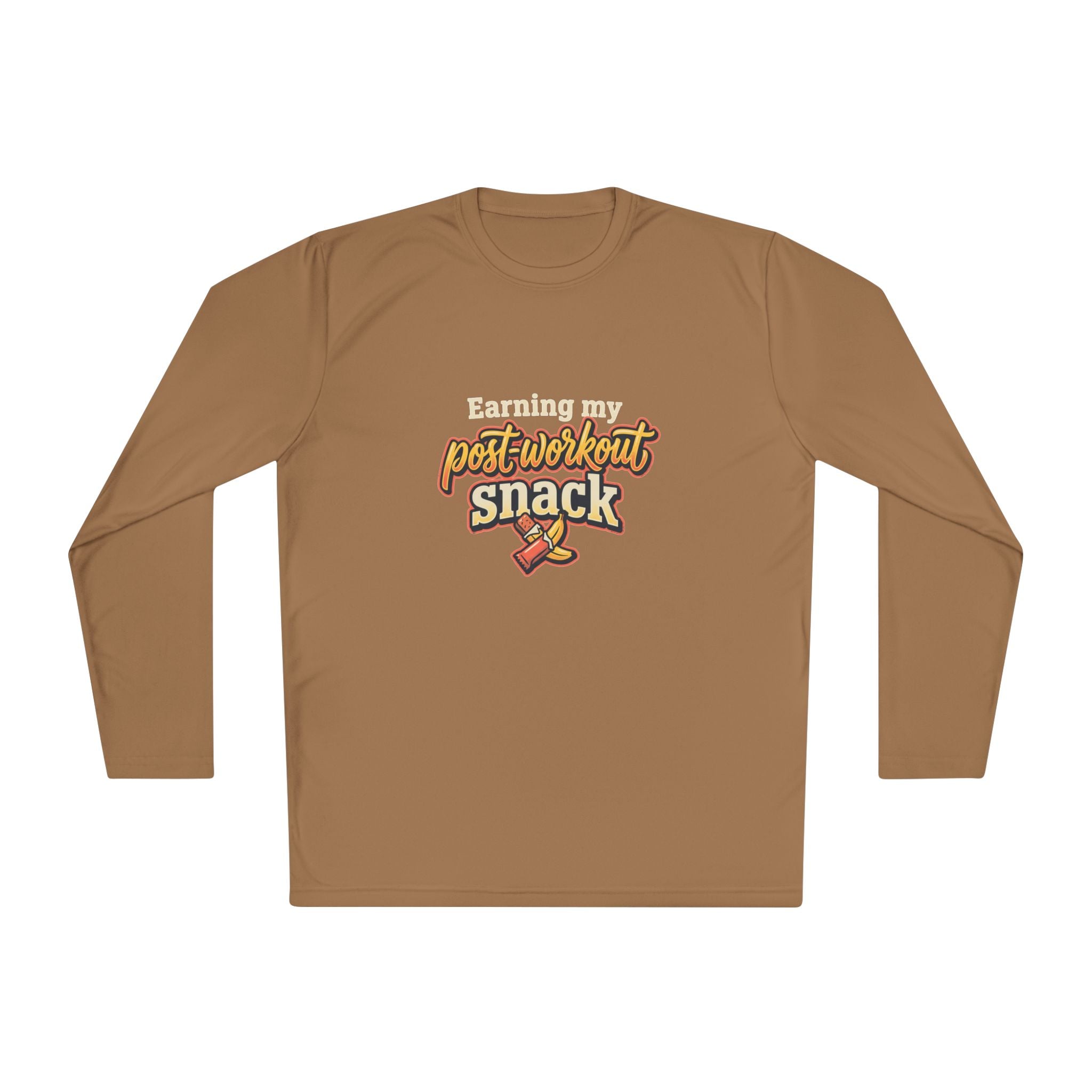 Earning My Post-Workout Snack Unisex Lightweight Long Sleeve Tee