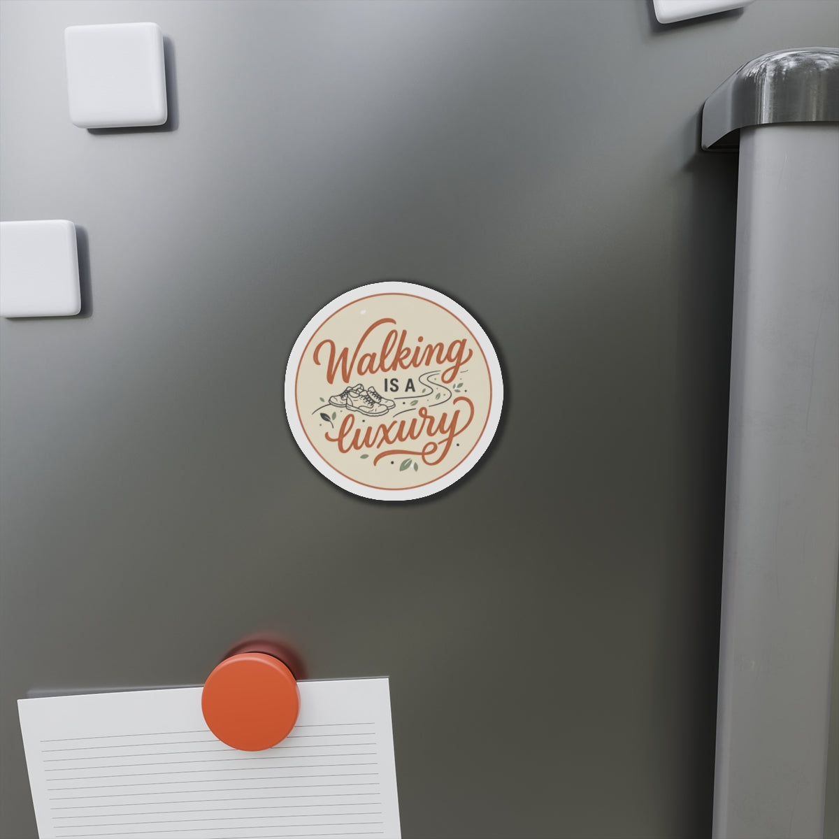 Walking is a Luxury Die-Cut Magnets