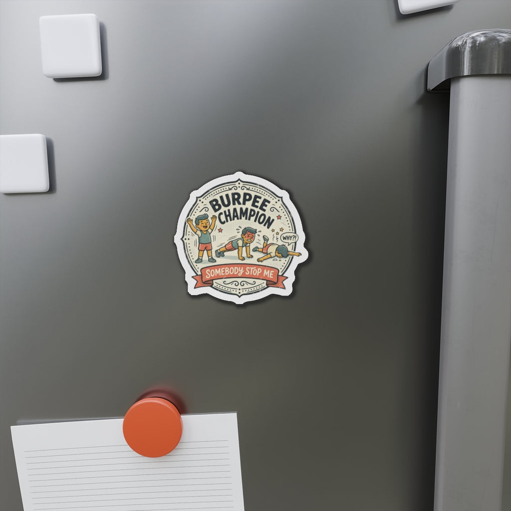 Burpee Champion Die-Cut Magnets