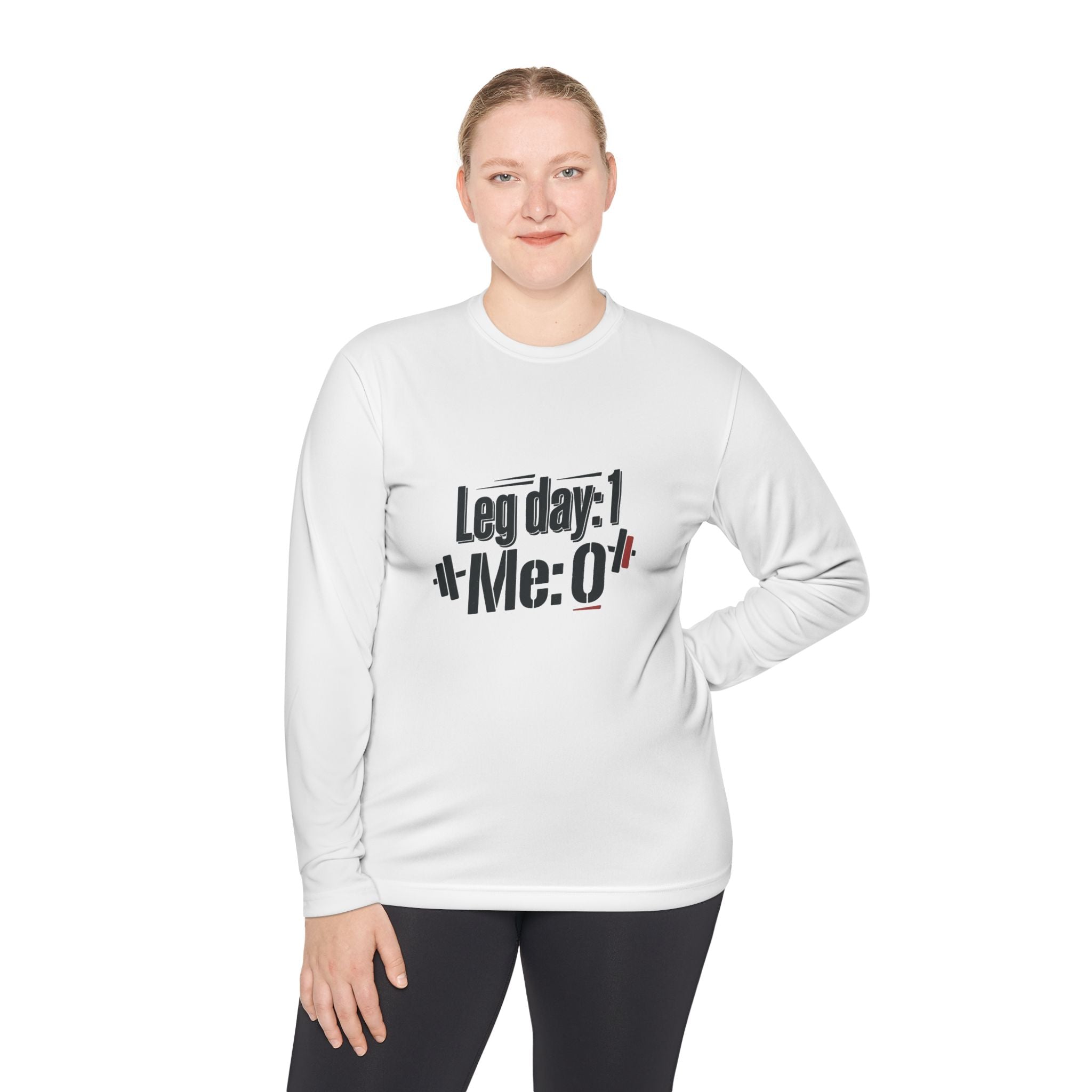 Leg Day Unisex Lightweight Long Sleeve Tee
