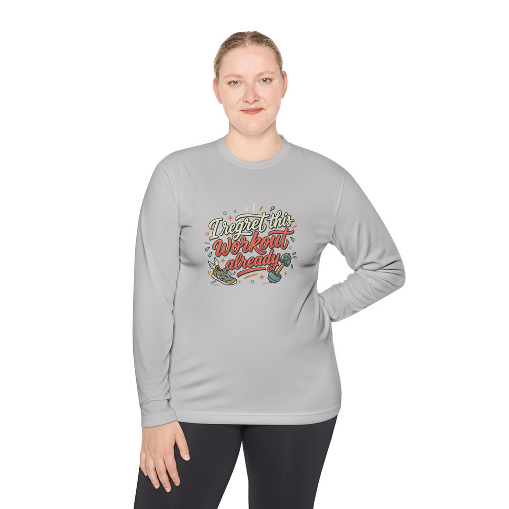 I Regret This Workout Already Unisex Lightweight Long Sleeve Tee