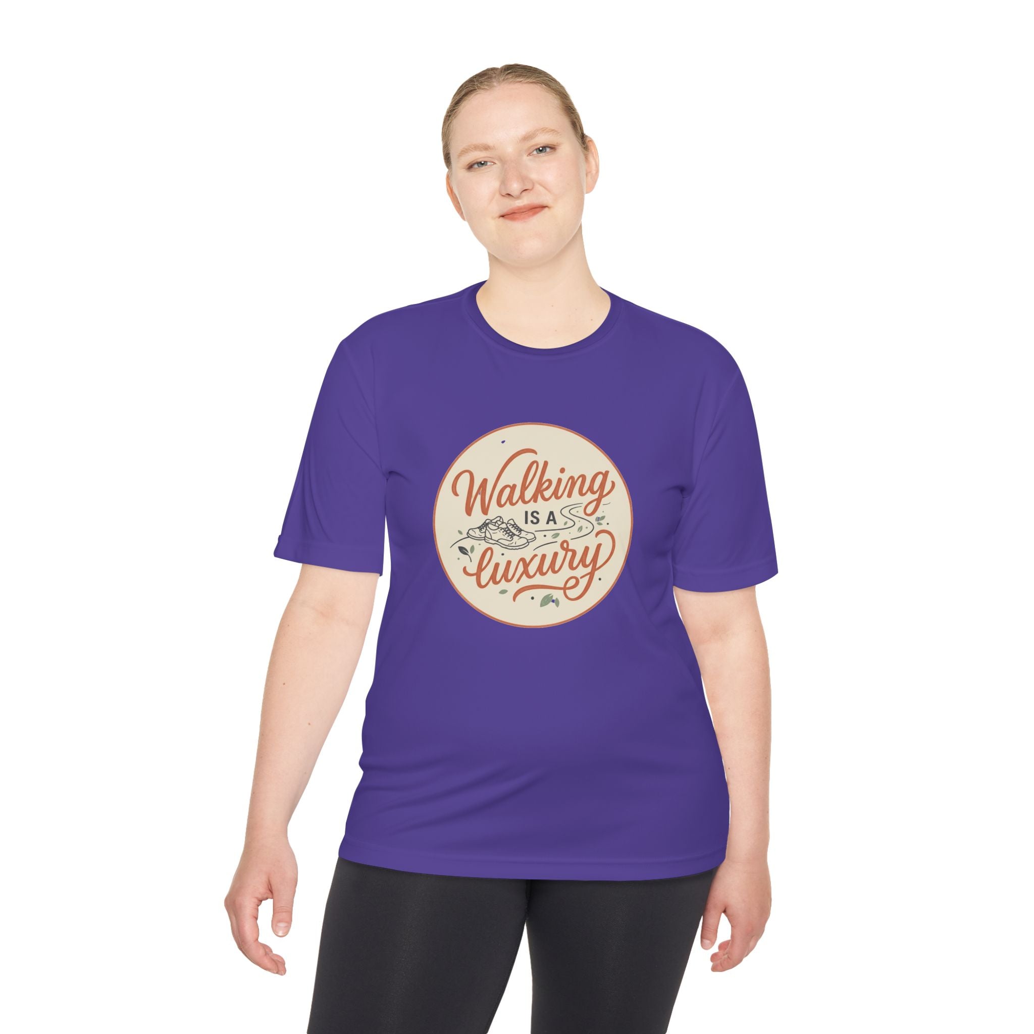 Walking is a Luxury Unisex Moisture Wicking Tee