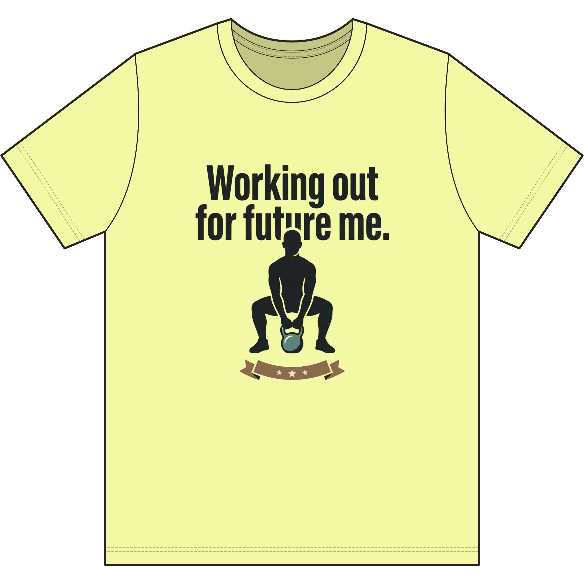 Working Out For Future Me Dri-Power 100% Polyester T-Shirt