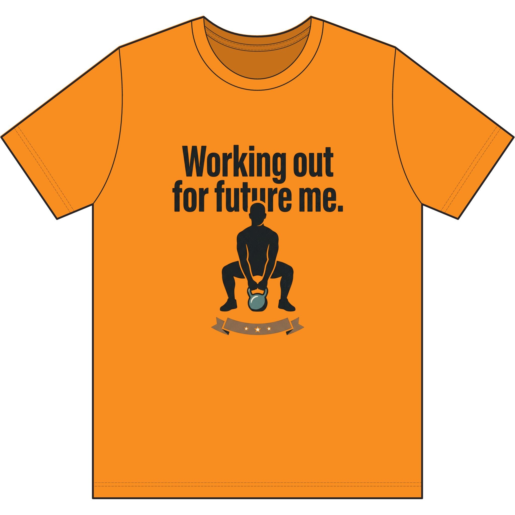 Working Out For Future Me Dri-Power 100% Polyester T-Shirt