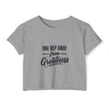 One Rep Away Women's Festival Crop Top
