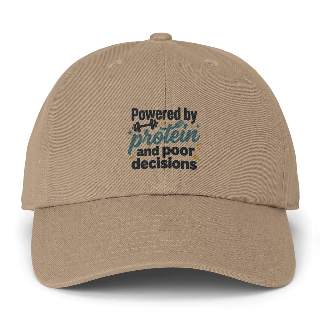 Powered by Protein and Poor Decisions Clean Up Cap