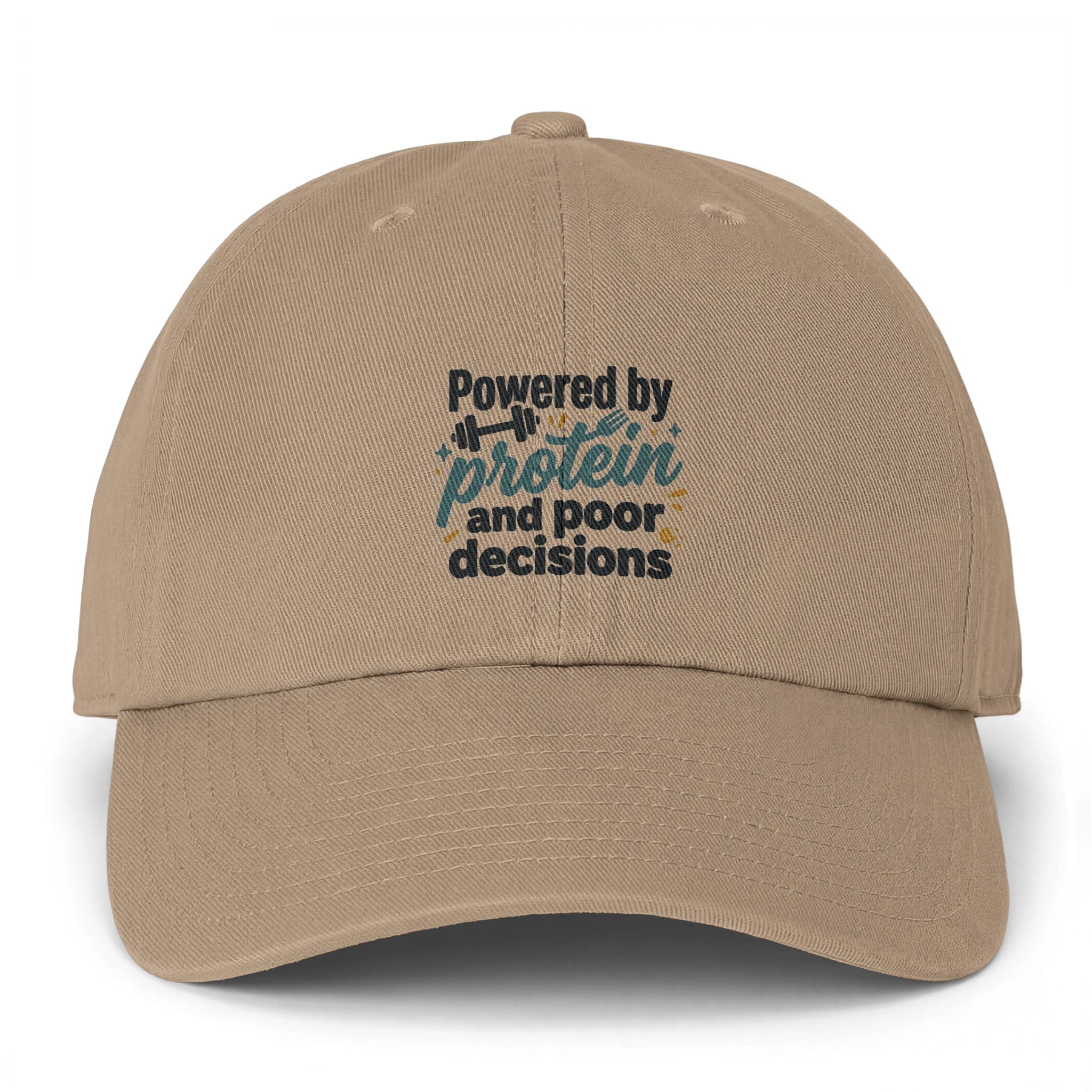 Powered by Protein and Poor Decisions Clean Up Cap